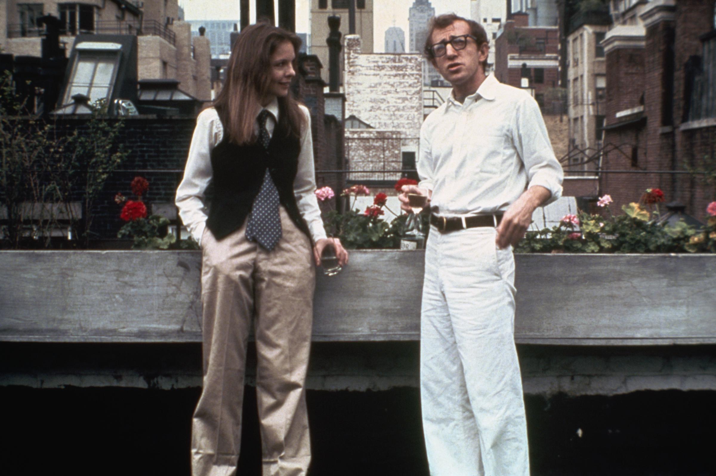 Diane Keaton and Woody Allen in the film "Annie Hall" in 1977 | Source: Getty Images