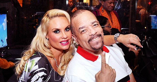 Ice T S Wife Coco Austin Flaunts Her Curvaceous Figure In Tight White Pants And A Low Cut Top