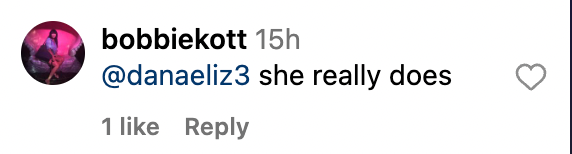 A user's comment dated November 23, 2023 | Source: Instagram.com/todayshow/