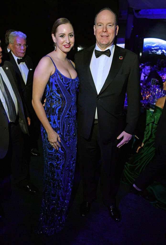 Jazmin Grace Grimaldi and Prince Albert II of Monaco attend the 2020 Hollywood For The Global Ocean Gala in honor of HSH Prince Albert II of Monaco at the Palazzo di Amore on February 6, 2020 in Beverly Hills, California.  |  Photo: Getty Images