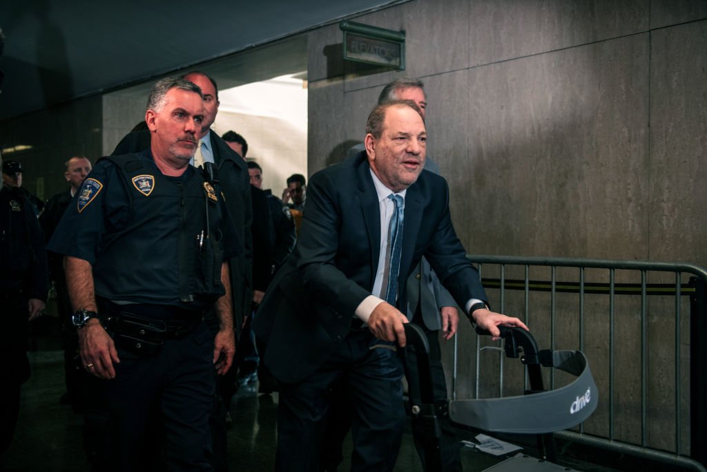 Film producer Harvey Weinstein enters New York City Criminal Court on February 24, 2020 in New York City | Photo : Getty Images