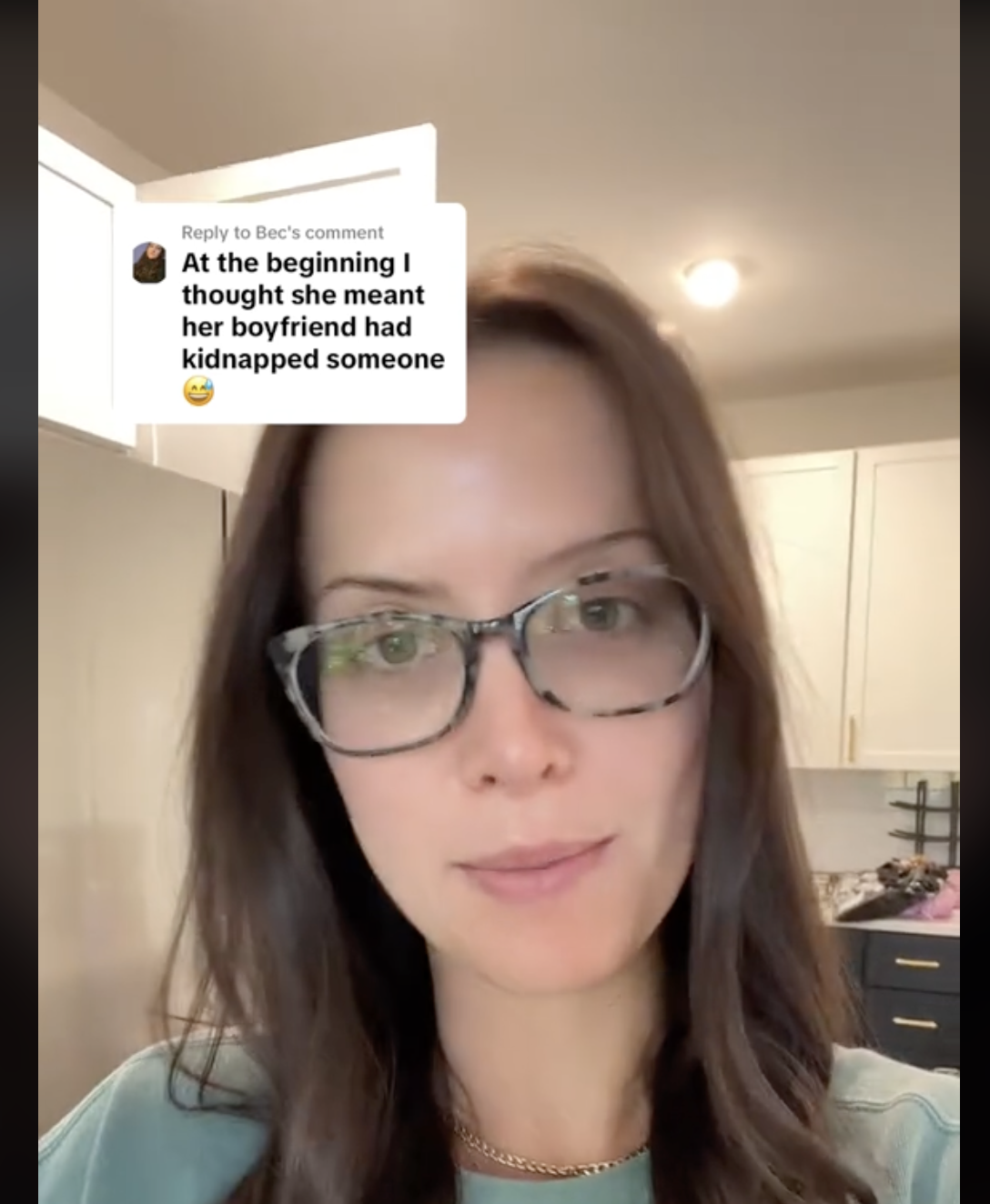 Nicole Christine sharing her shocking story, as seen in a video dated October 24, 2023 | Source: TikTok/itsnicolechristine