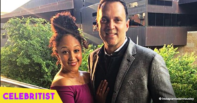 Tamera Mowry's son holds his 2-year-old sister's hand in heart-warming picture