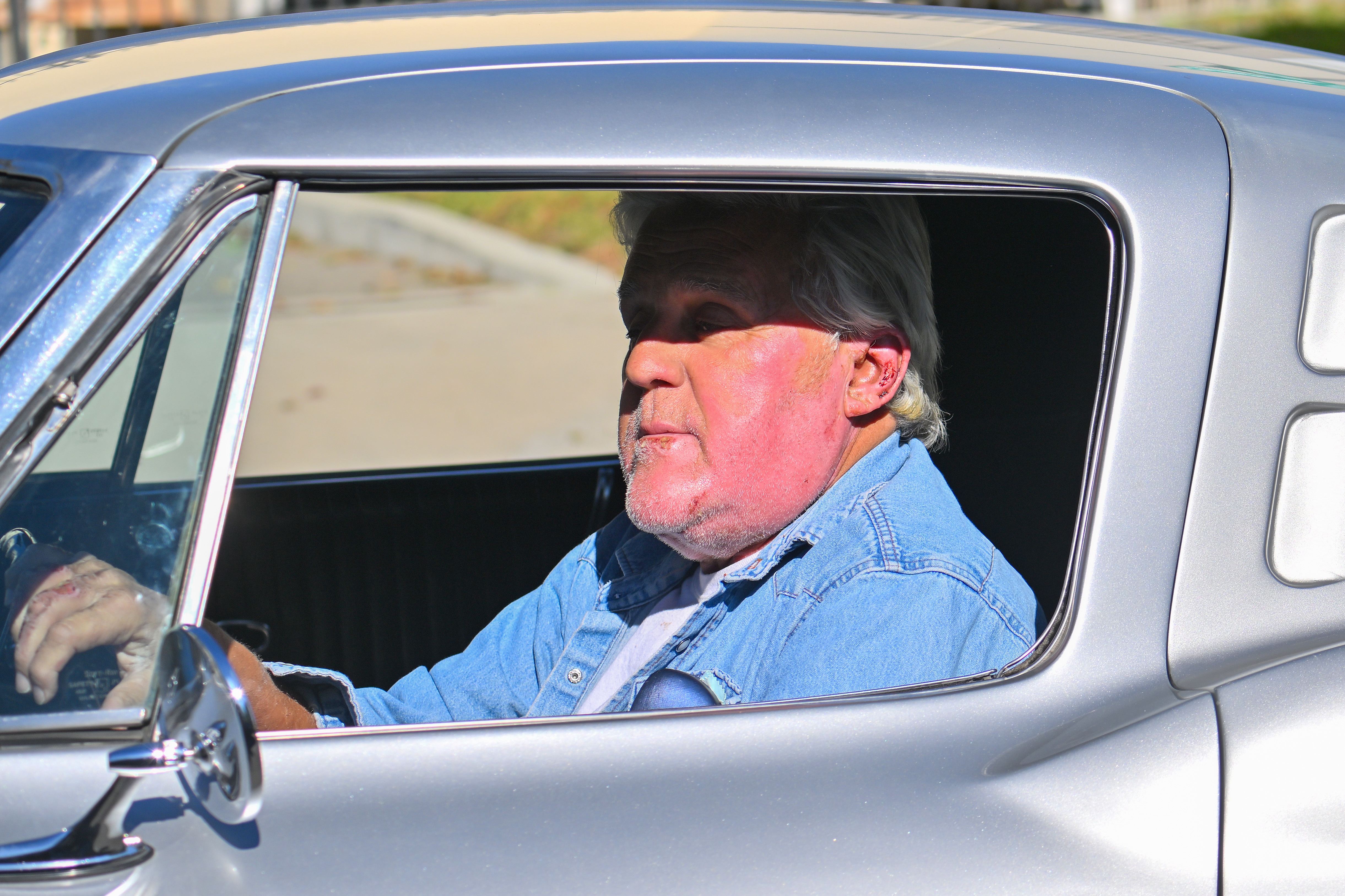 Jay Leno drives his car on November 22, 2022, in Los Angeles, California. | Source: Getty Images