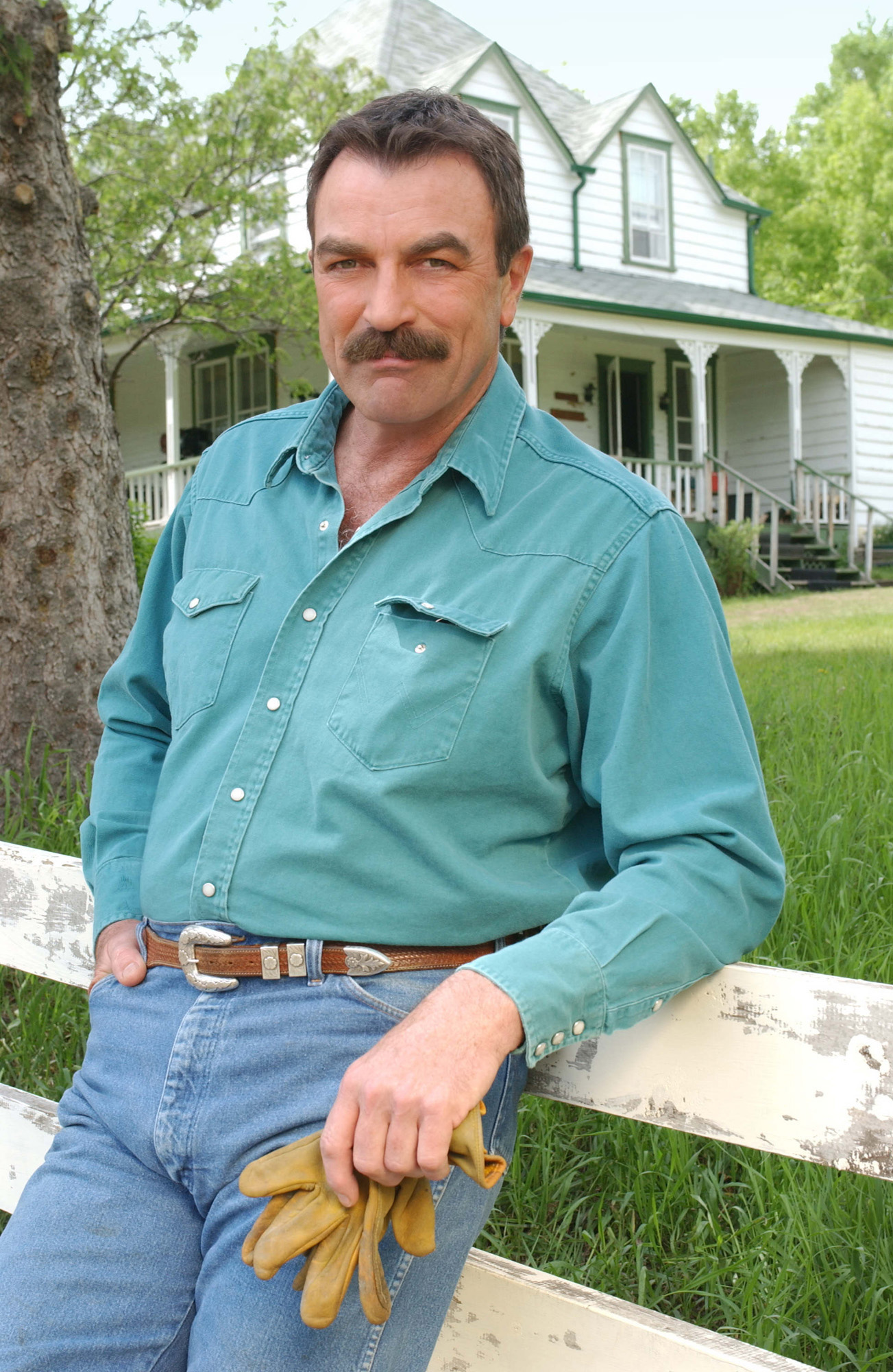 Tom Selleck pictured in the CBS Sunday Movie "Twelve Mile Road" in January 2004 | Source: Getty Images