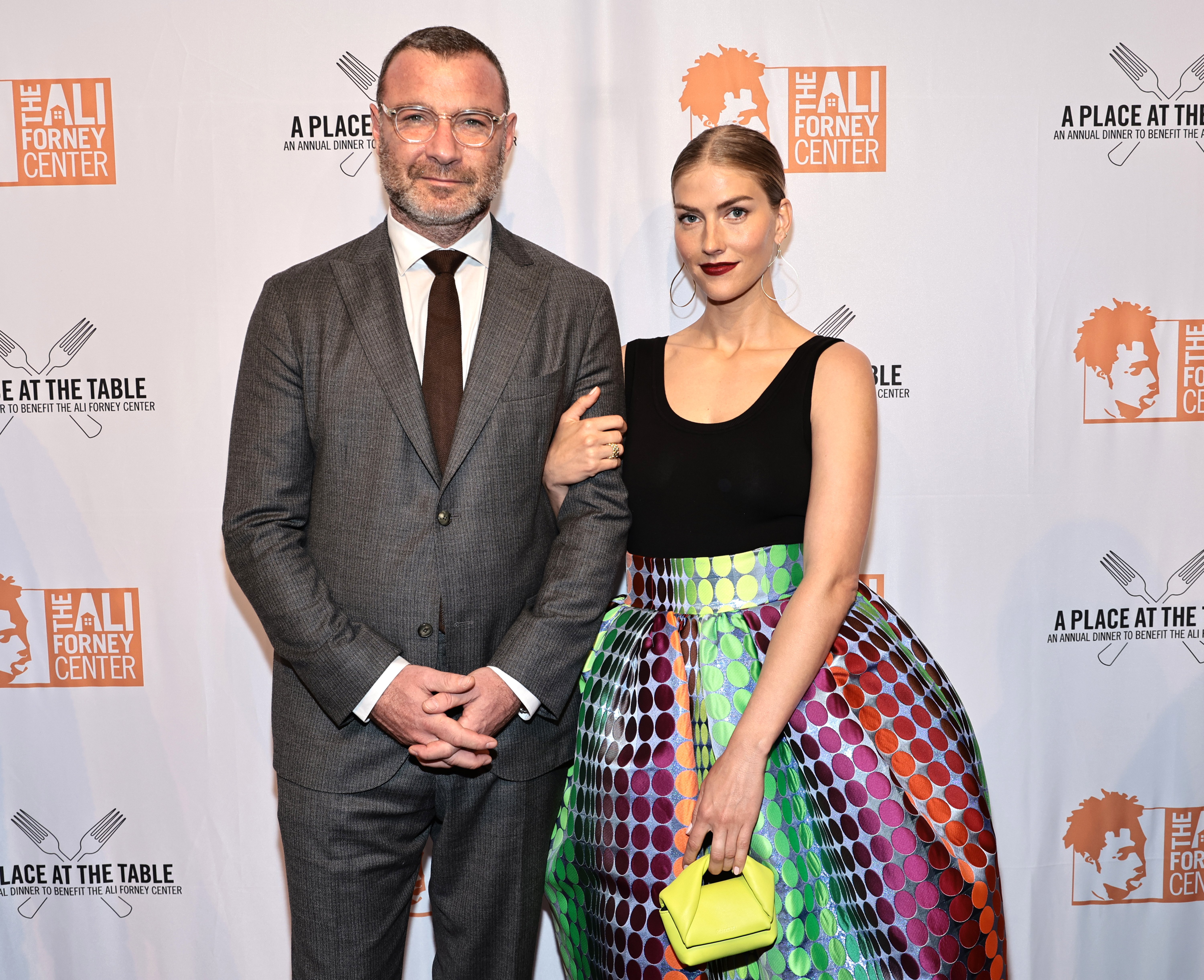 Liev Schreiber and Taylor Neisen at the Ali Forney Center's "A Place At The Table" Galaon May 13, 2022 in New York. | Source: Getty Images