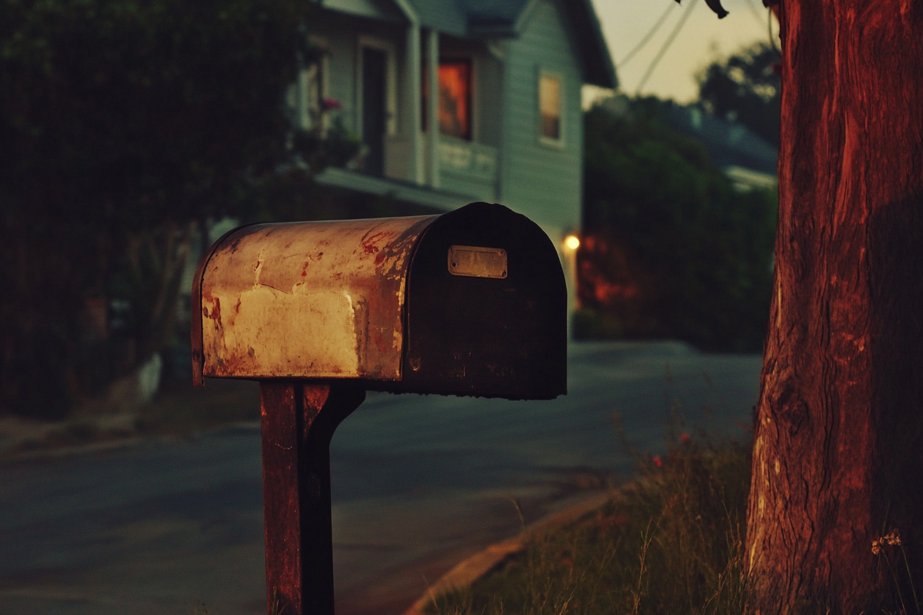 A rusty old mailbox | Source: Midjourney