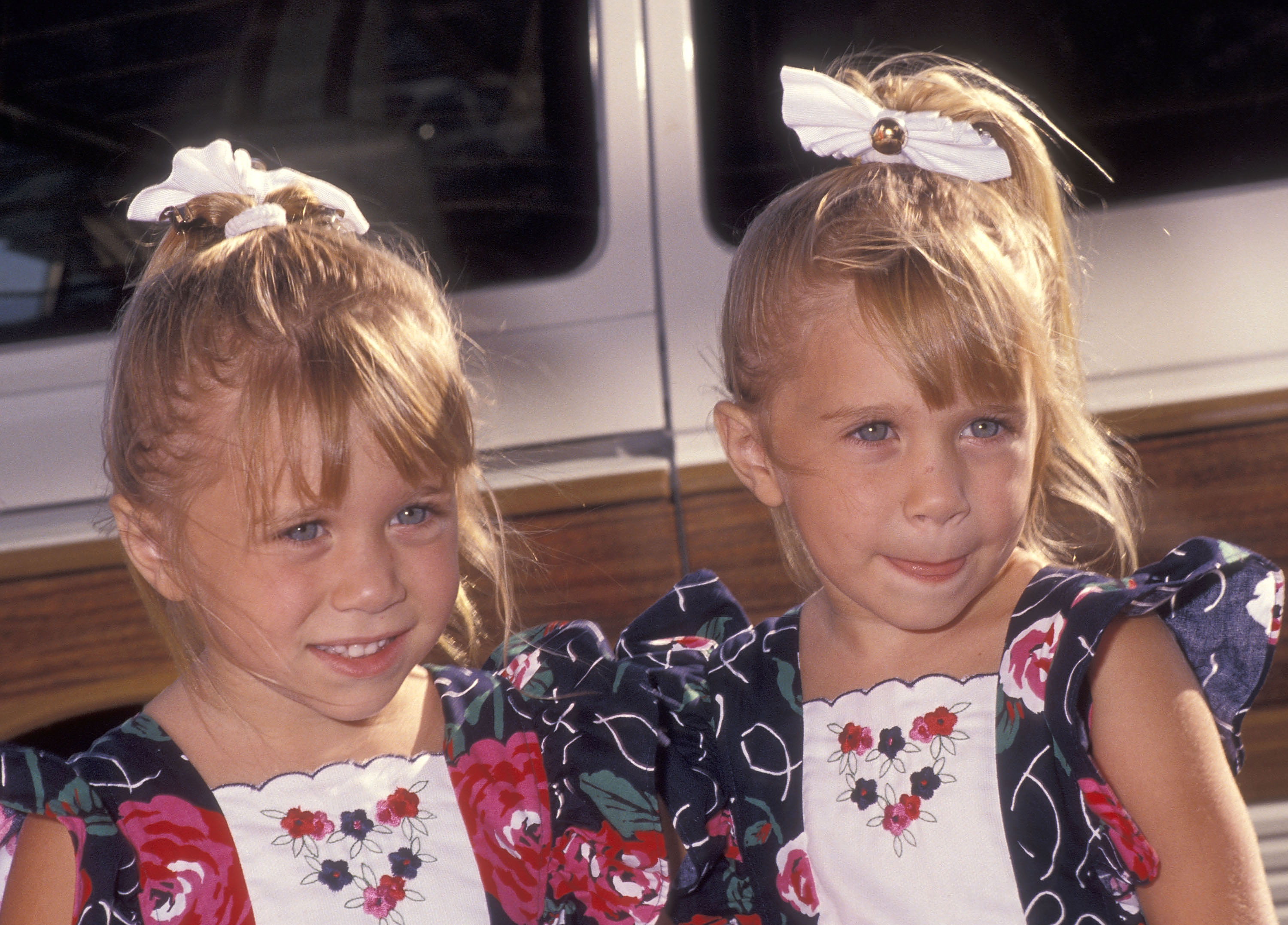 Mary-Kate and Ashley Olsen at the ABC Fall TCA Press Tour on July 21, 1991, in Universal City, California | Source: Getty Images