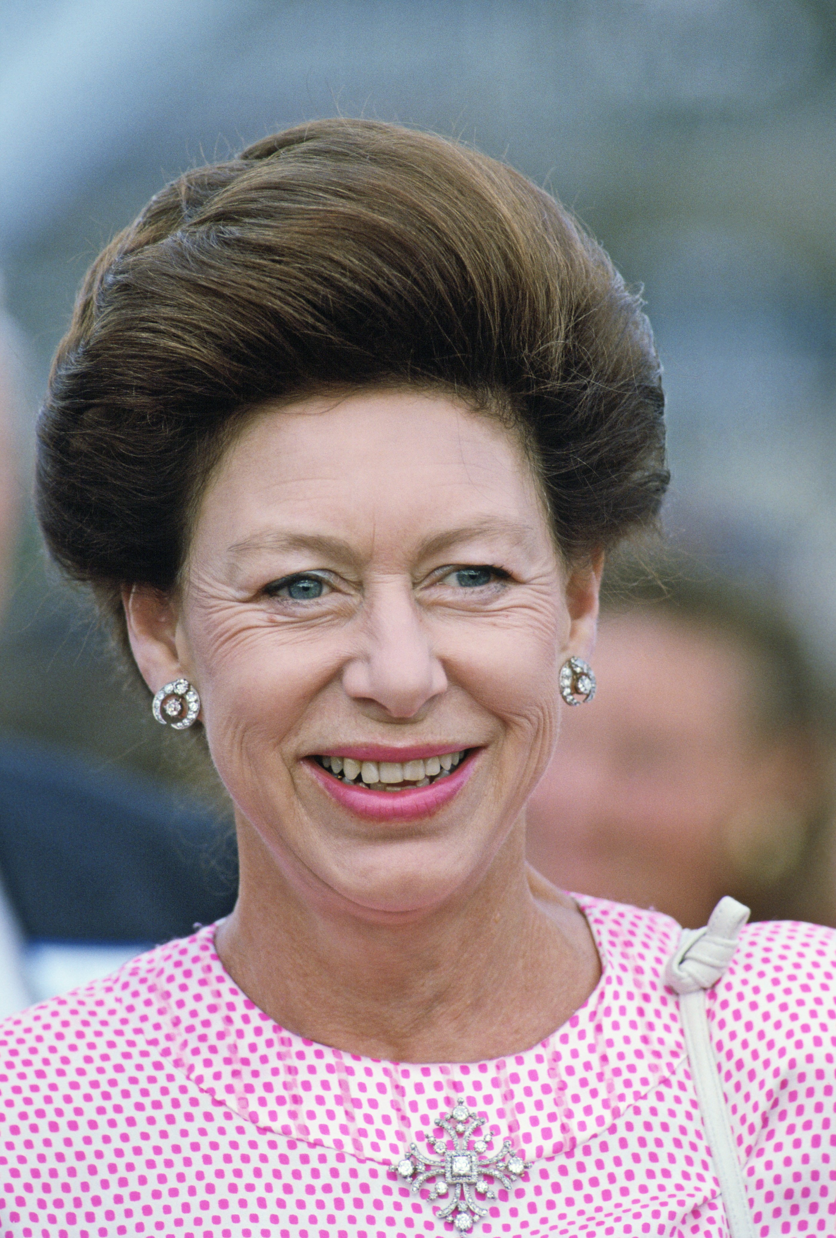 Princess Margaret Visiting Developments Undertaken By The London Development Corporation In The Docklands, London, United Kingdoms in June 1987. | Source: Getty Images