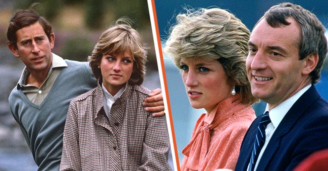 Lady Diana Spencer and King Charles III | Lady Diana Spencer and Barry Mannakee | Source: Getty Images