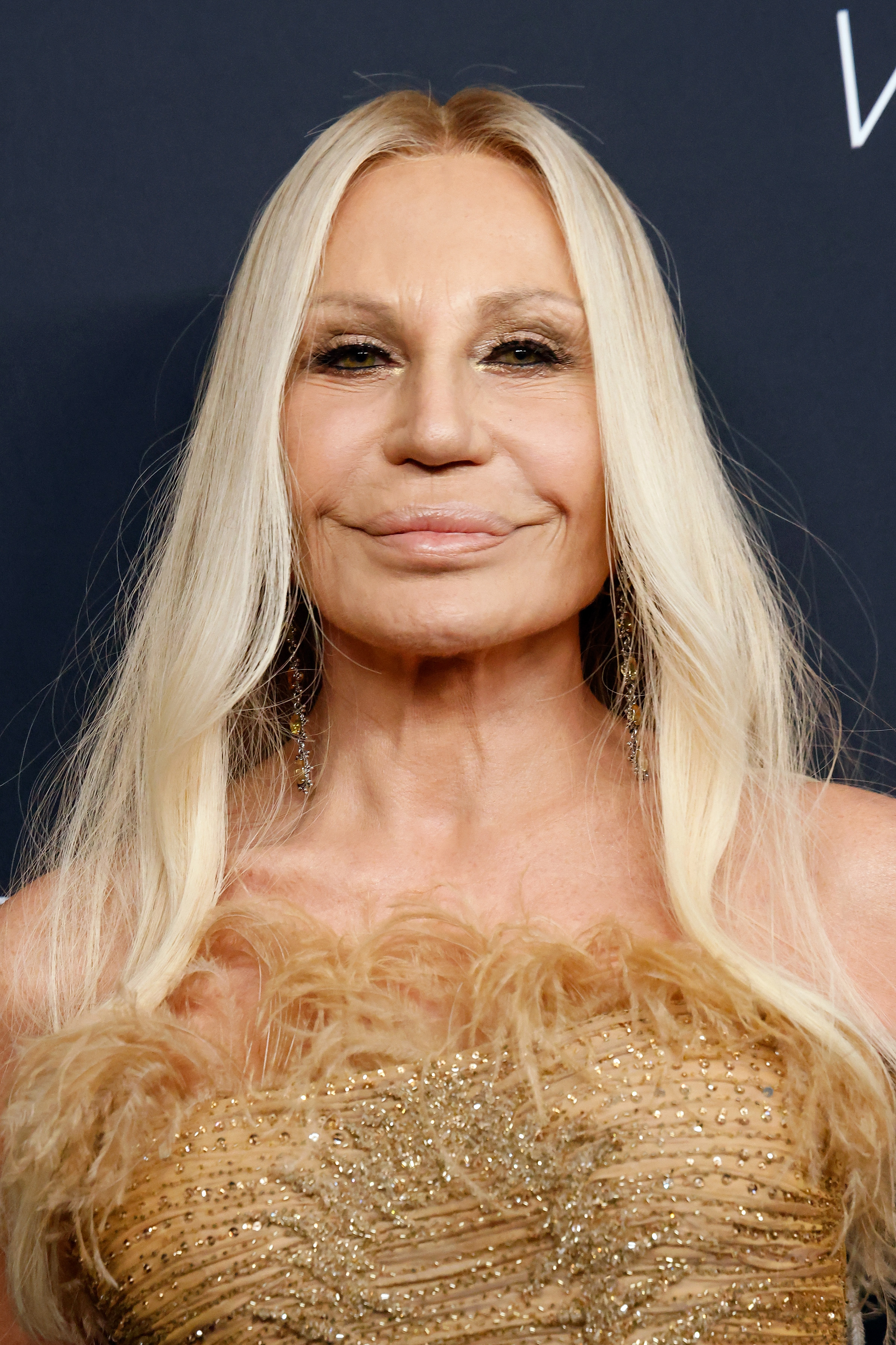 Donatella Versace attends the Kering for Women Dinner on September 9, 2024, in New York City. | Source: Getty Images