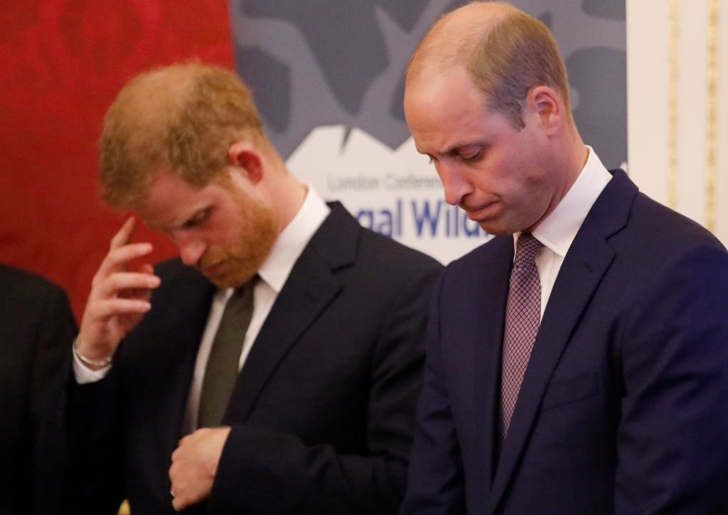 Prinz William und Prinz Harry im St. James' Palace am 10. Oktober 2018 in London | Quelle: Getty Images