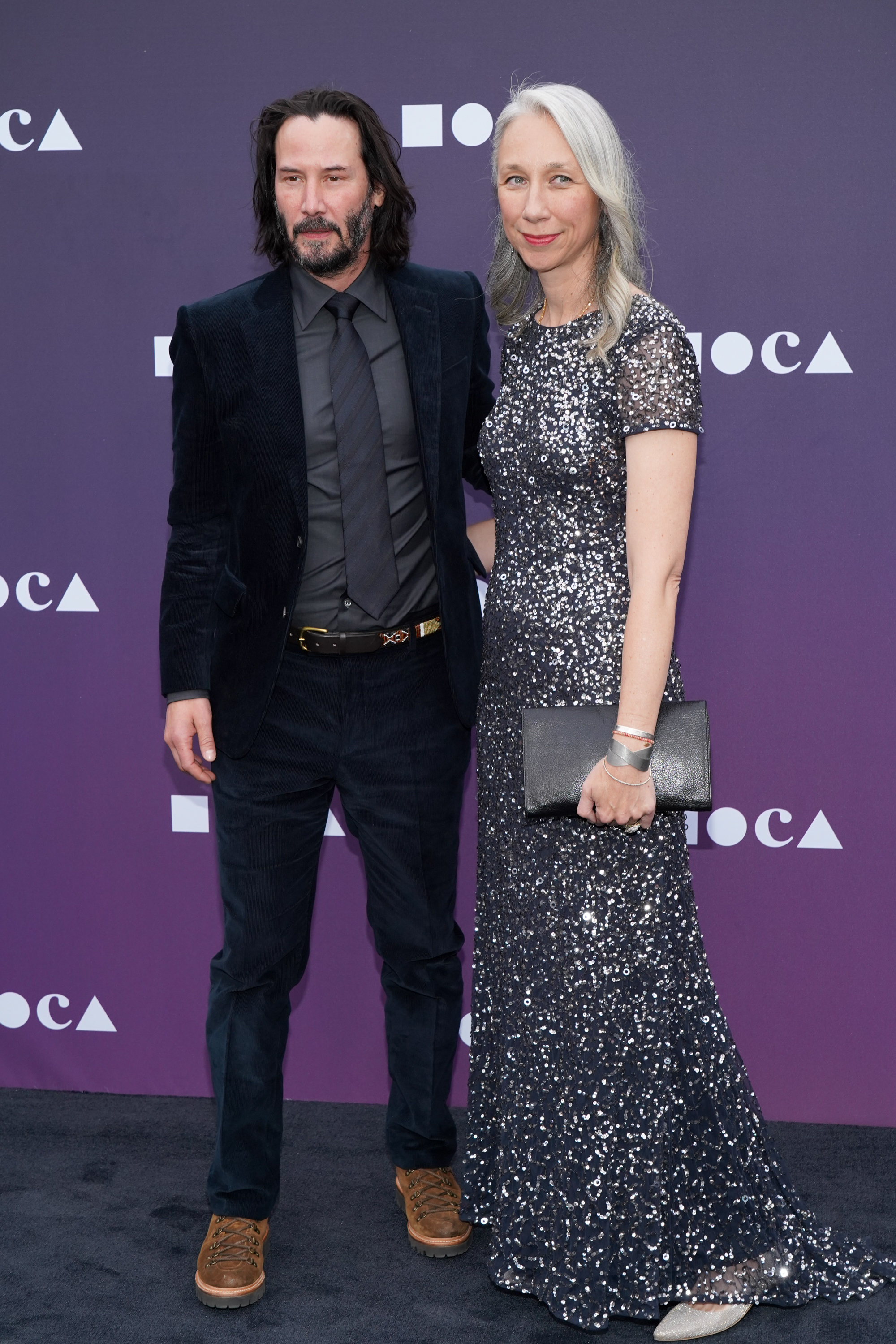 Keanu Reeves and Alexandra Grant at the MOCA Benefit in Los Angeles in 2019 | Source: Getty Images