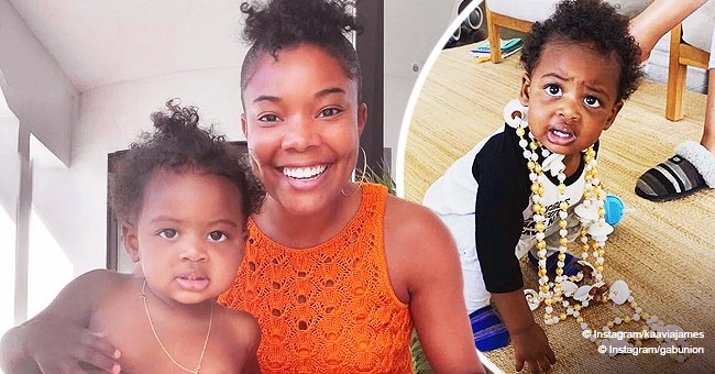 Gabrielle Union's Daughter Kaavia Looks Adorable in Neck Accessories