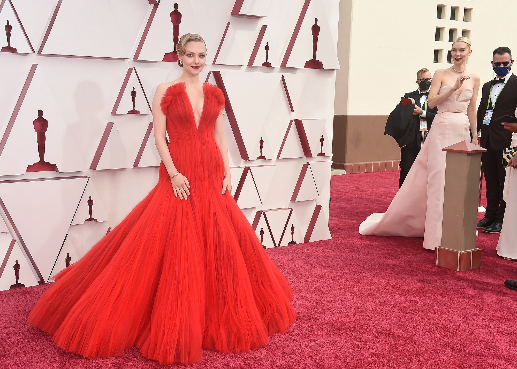 Amanda Seyfried en los Premios Oscar 2021 en Los Ángeles. | Foto: Getty Images