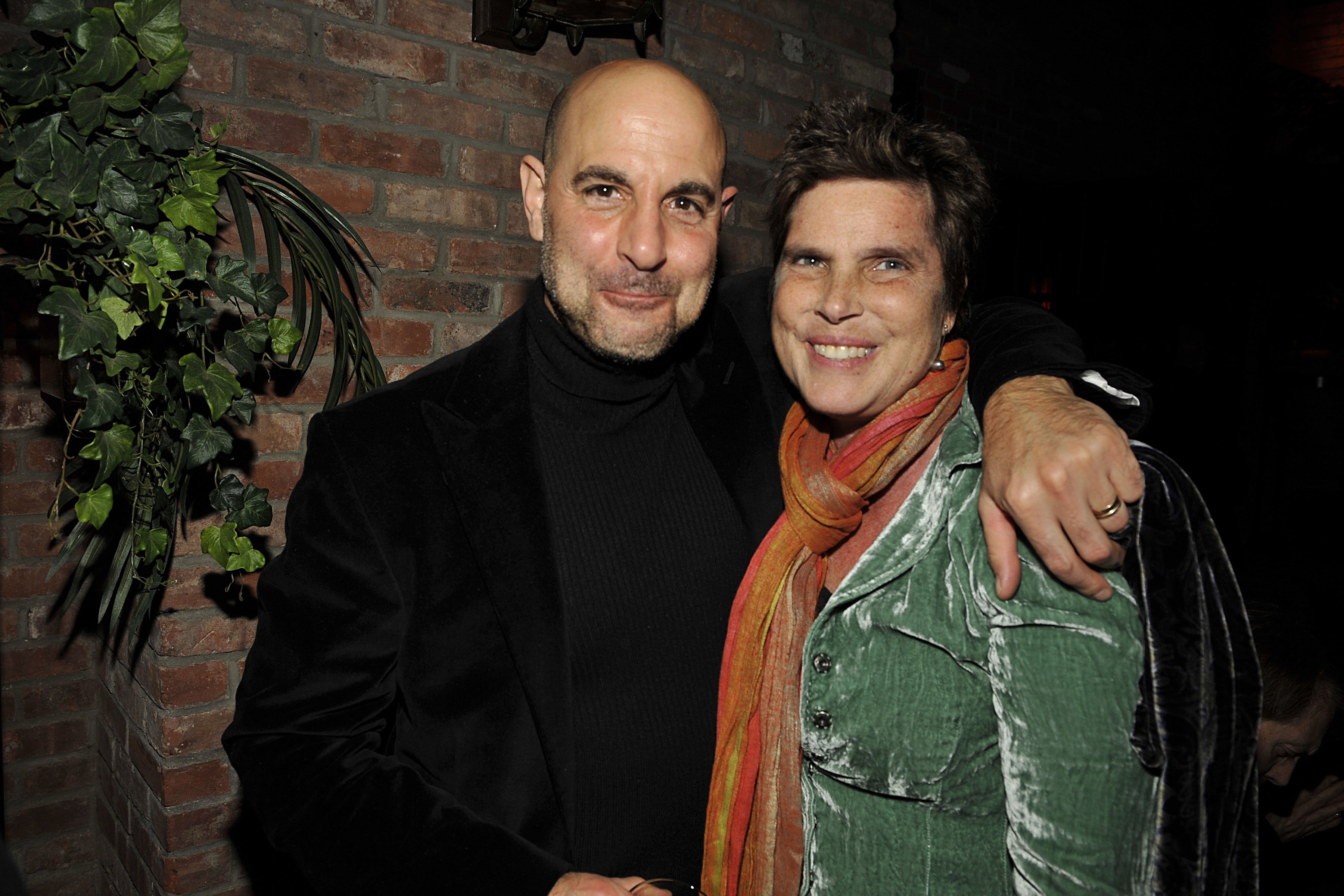 Stanley Tucci and Kate Spath at a screening of "Milk" in November 2008 | Source: Getty Images