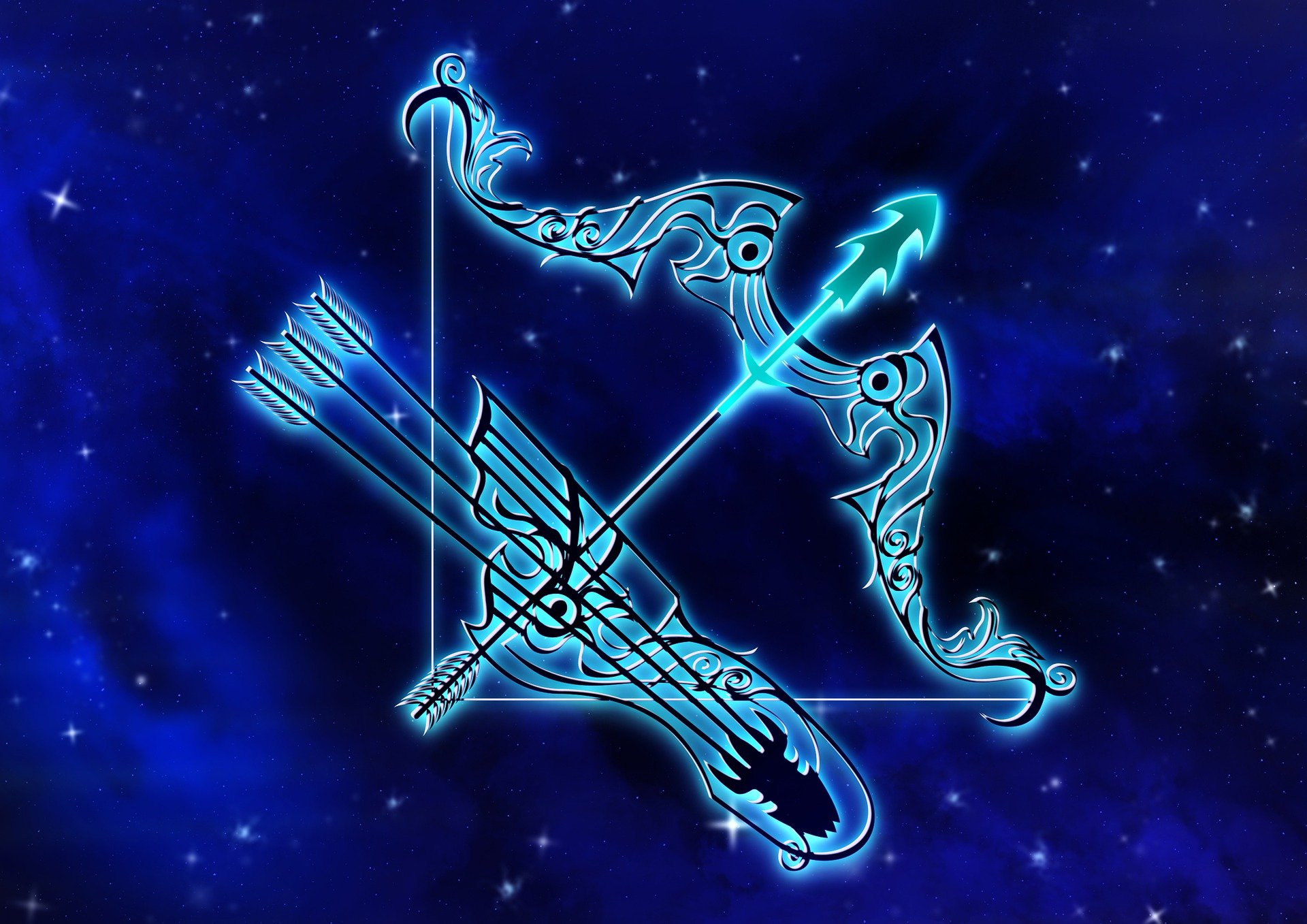 An illustration of a Sagittarius star sign | Source: Pixabay 