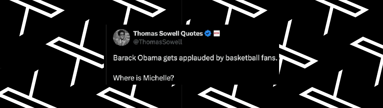 A fan comment on Barack Obama's public outing, dated, March 6, 2025 | Source: X/@ThomasSowell