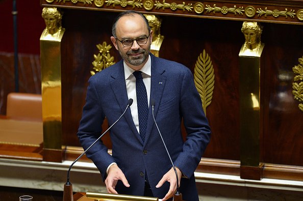 Le Premier ministre français Edouard Philippe prononce un discours lors de la session hebdomadaire des questions au gouvernement à l'Assemblée nationale.|Photo : Getty Images.