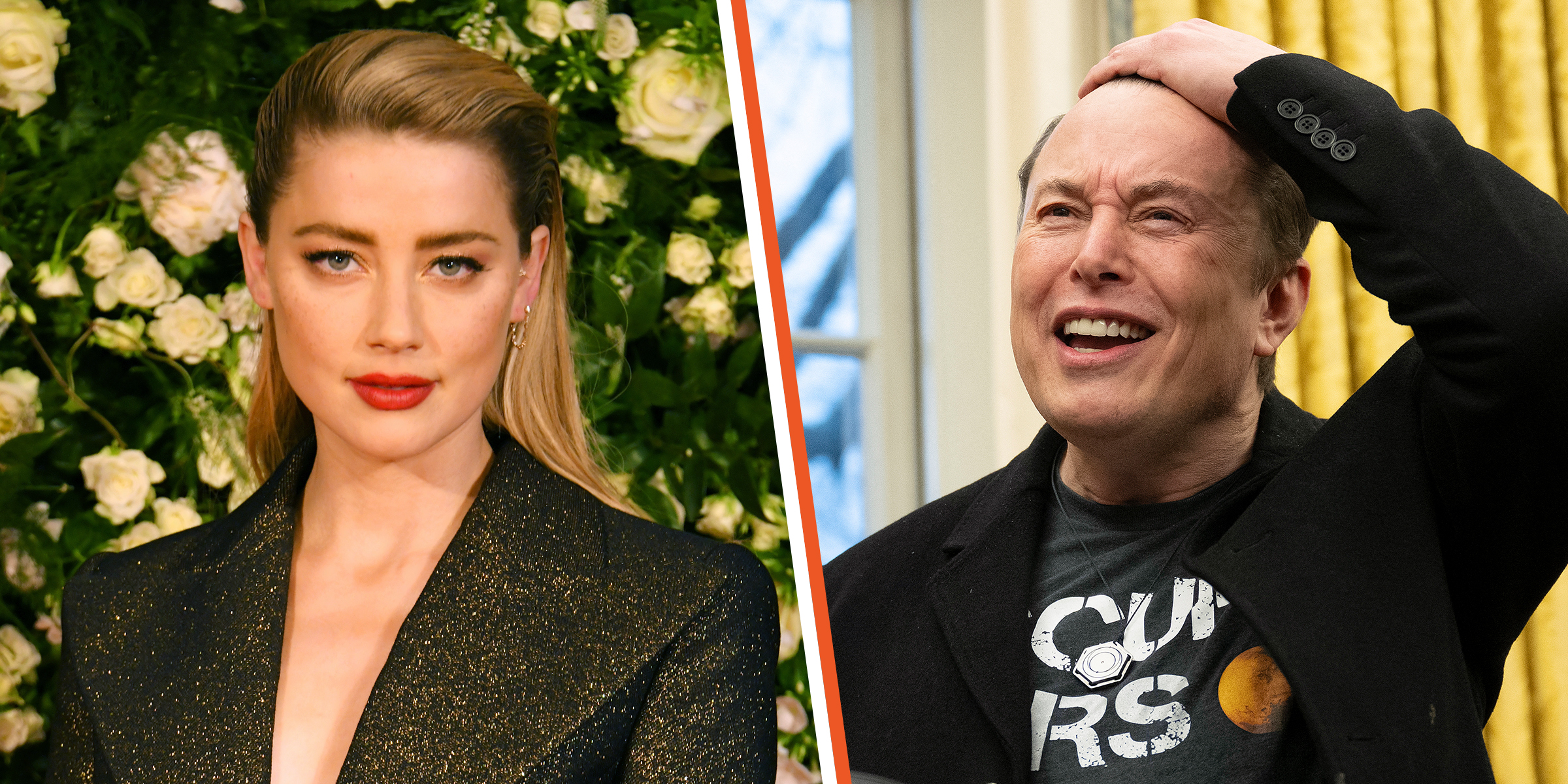 Amber Heard, 2019 | Elon Musk, 2025 | Source: Getty Images