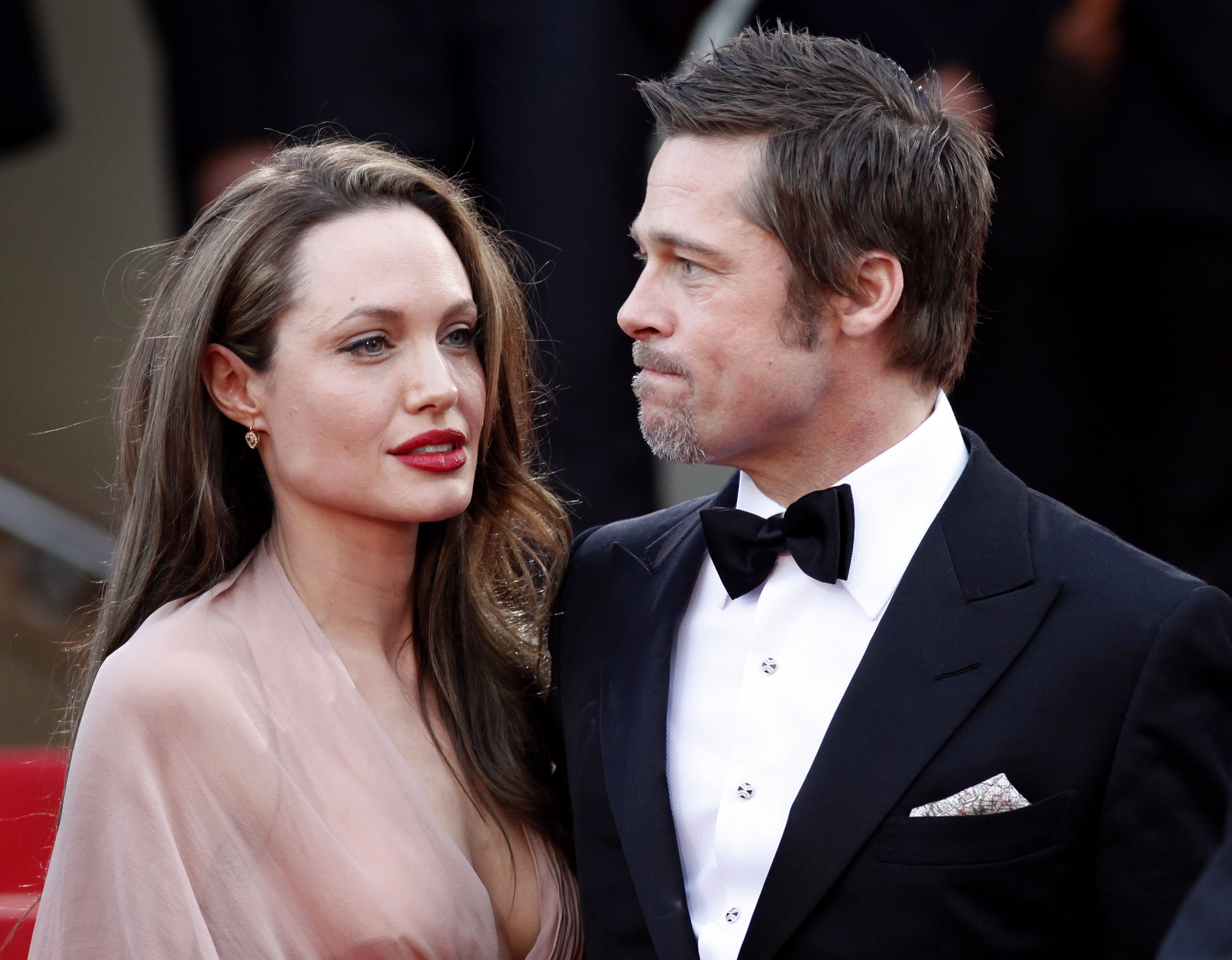 Angelina Jolie and Brad Pitt attend the 'Inglourious Basterds' Premiere at the Grand Theatre Lumiere during the 62nd Annual Cannes Film Festival on May 20, 2009 in Cannes, France | Source: Getty Images 