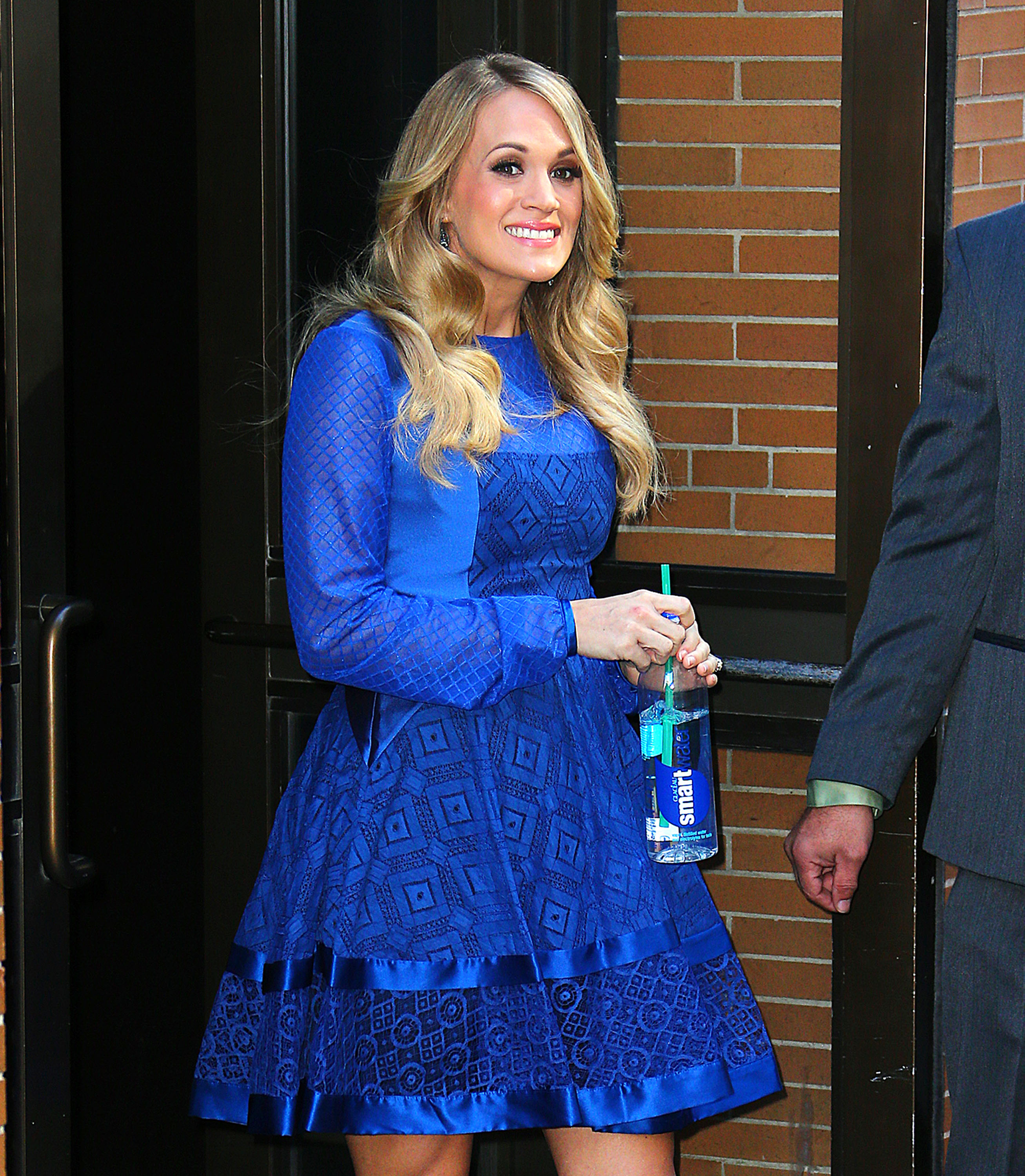 Carrie Underwood is seen in New York City, on October 27, 2014. | Source: Getty Images