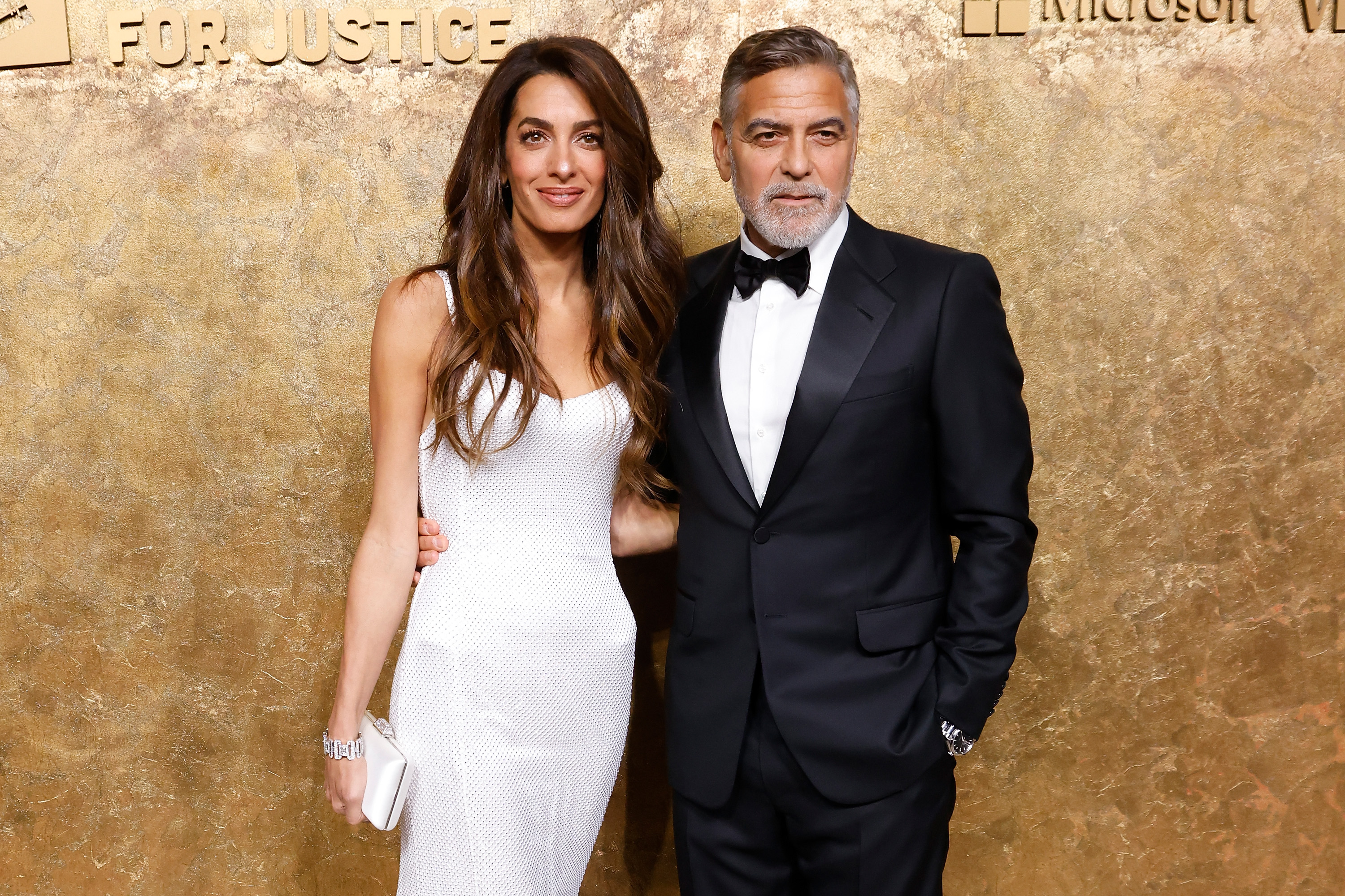 Amal and George Clooney in New York in 2023 | Source: Getty Images