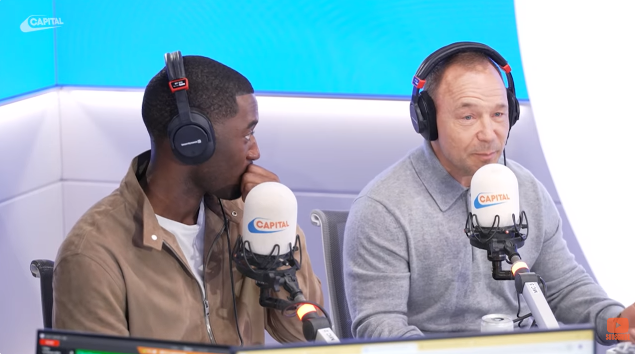 Stephen Graham speaks during his appearance on Capital FM's "Capital Breakfast" alongside Malachi Kirby on 19 January 2026. | Source: YouTube/Capital FM