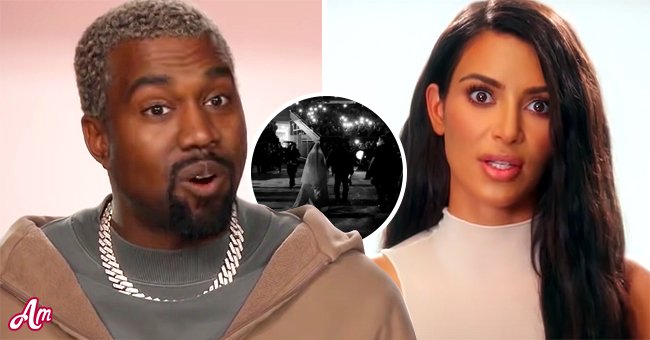 A picture of Kanye West and Kim Katrdashian from a clip from "Keeping Up With The Kardashians" | Photo: Youtube.com/E! Entertainment, Youtube.com/Keeping Up With The Kardashians, Instagram.com/jasonmpeterson