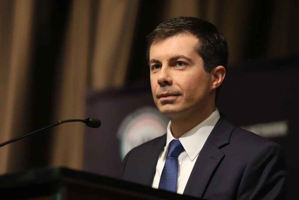 Democratic presidential candidate Pete Buttigieg speaks during the National Action Network Convention on April 4, 2019 | Source: Shutterstock