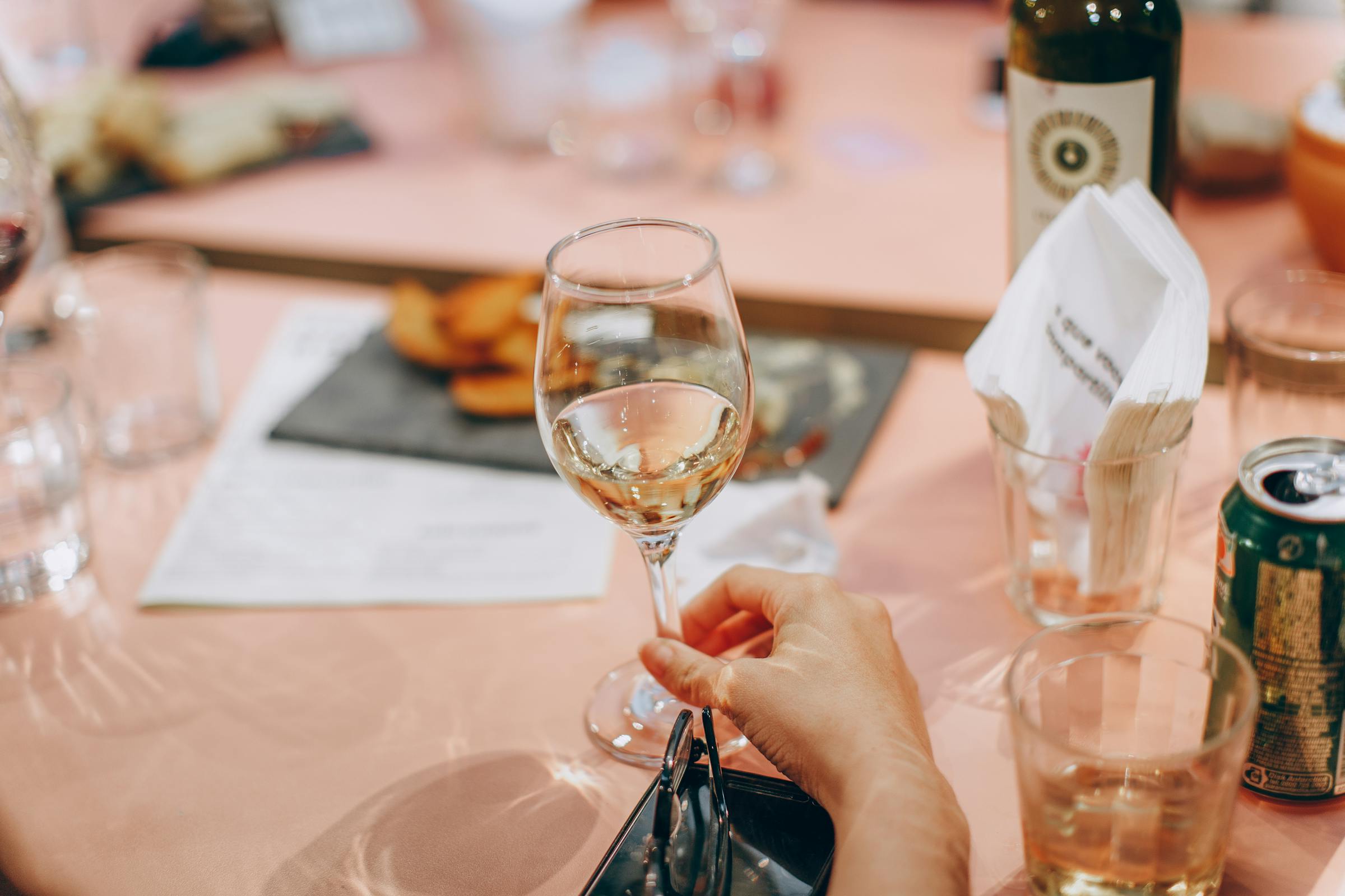 Woman with a wine glass | Source: Pexels