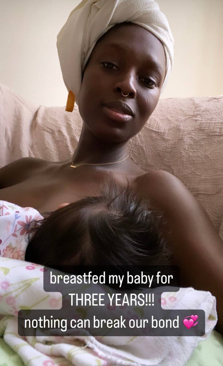 Jodie Turner-Smith shares an intimate glimpse of daughter Juno Jackson as she nurses her | Source: Instagram/jodiesmith