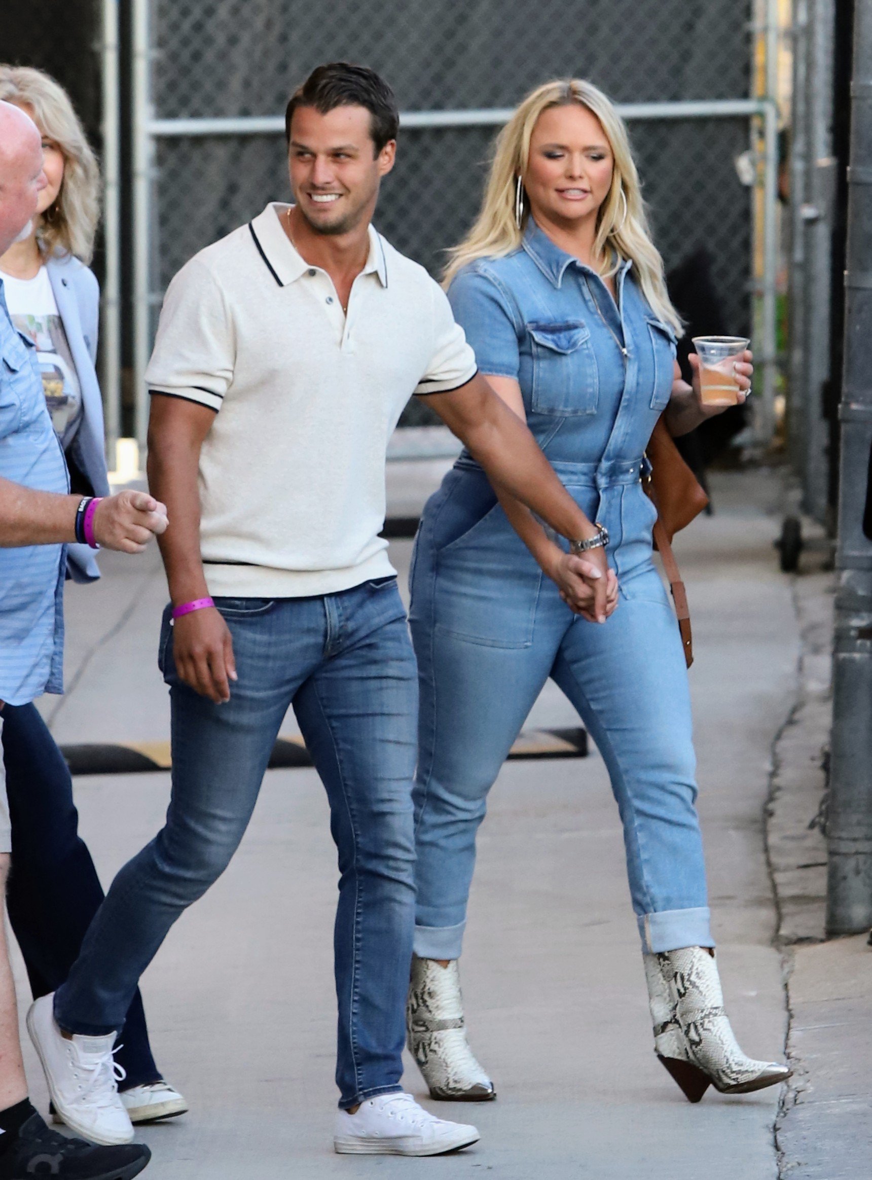 Brendan McLoughlin and Miranda Lambert are seen on October 04, 2022 in New York | Source: Getty Images