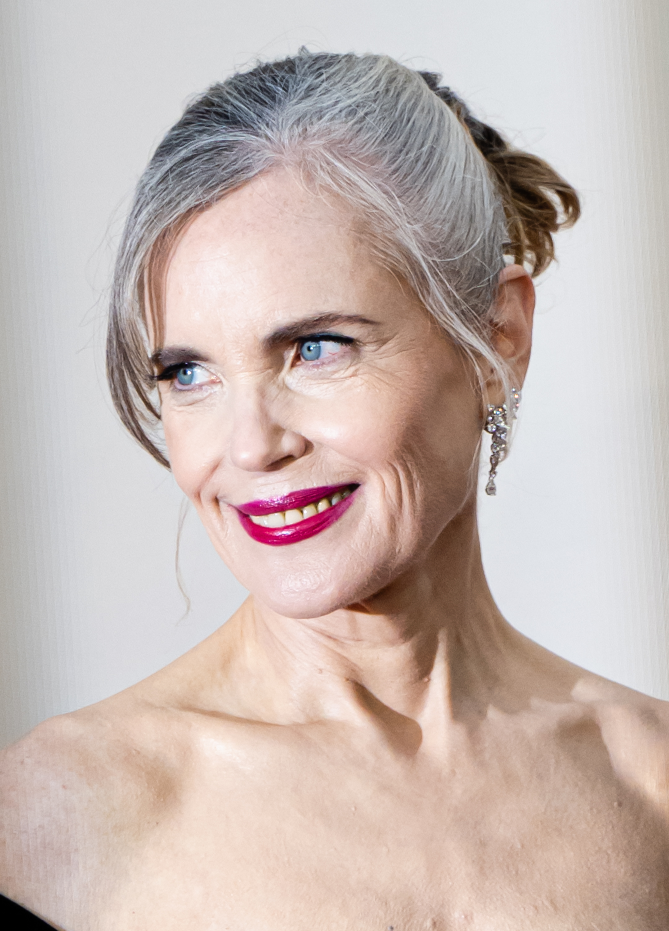Elizabeth McGovern at the world premiere of "Downton Abbey: A New Era" at Cineworld Leicester Square on April 25, 2022, in London, England. | Source: Getty Images