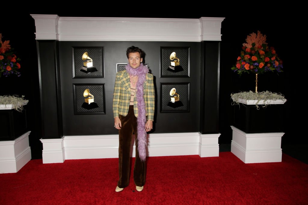 Harry Styles en la entrega número 63 de los Premios Grammy en Los Ángeles, 14 de marzo de 2021.| Foto: Getty Images