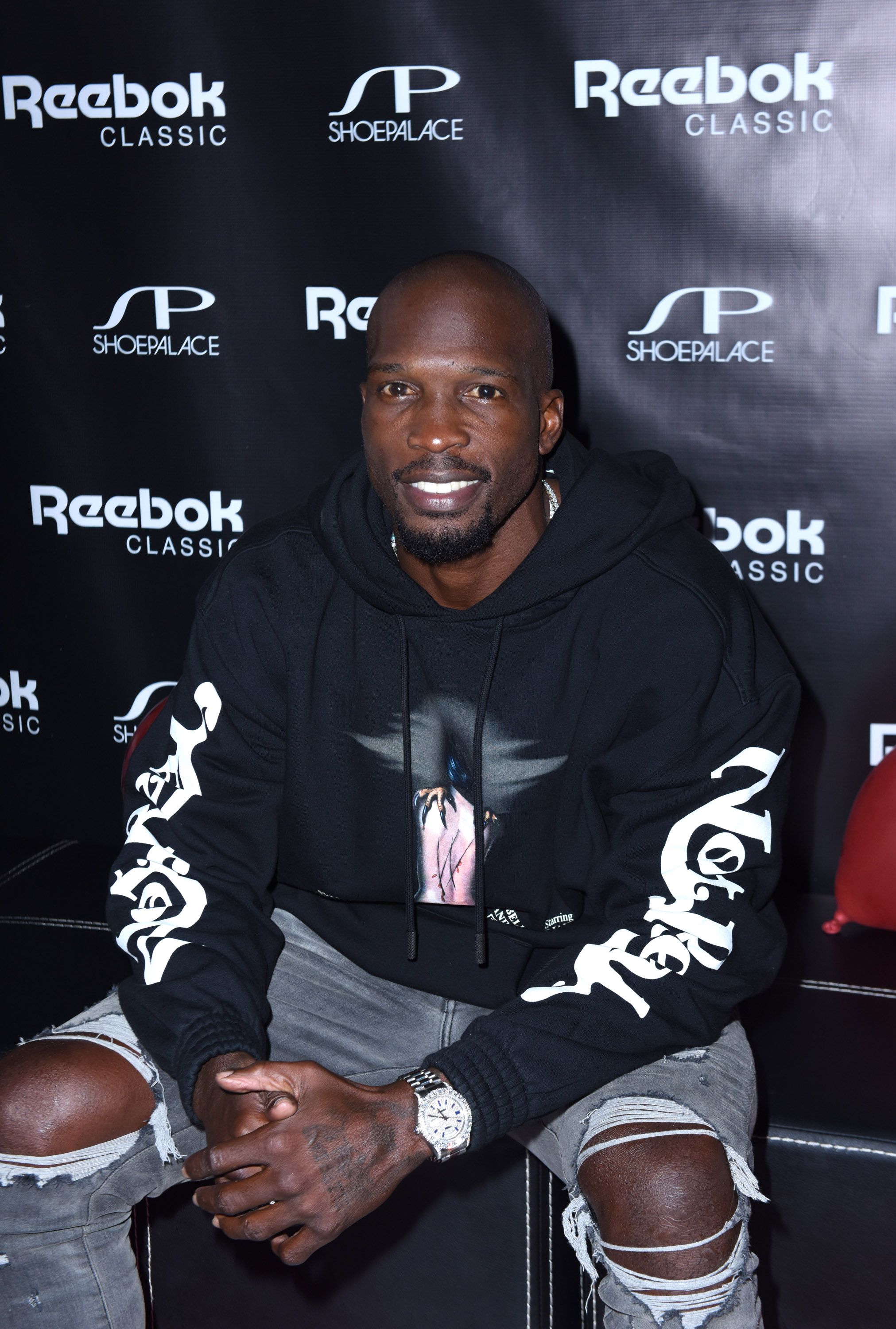 Chad Johnson attends Reebok Classic x Amber Rose Launch Event at Shoe Palace on September 30, 2017 in Los Angeles, California. | Source: Getty Images