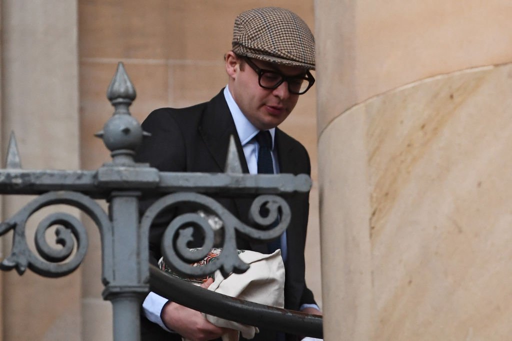 Simon Bowes-Lyon arrives at Dundee Sheriff Court on February 23, 2021 in Dundee, Scotland | Photo: Getty Images