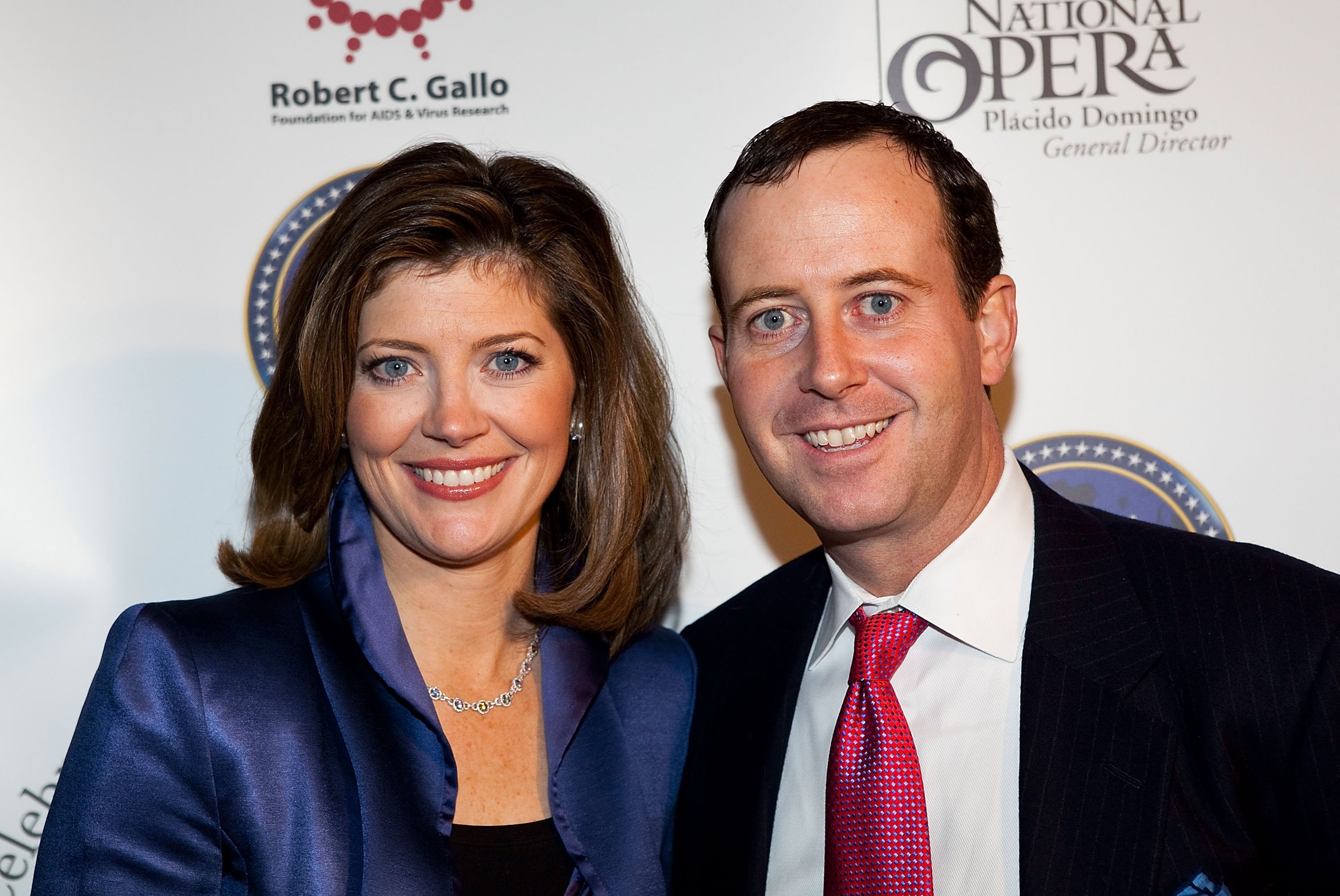 Norah O'Donnell and Geoff Tracy at the celebration to honor the Inauguration of Barack Obama at Cafe Milano on January 16, 2009 in Washington, DC | Photo: Getty Images