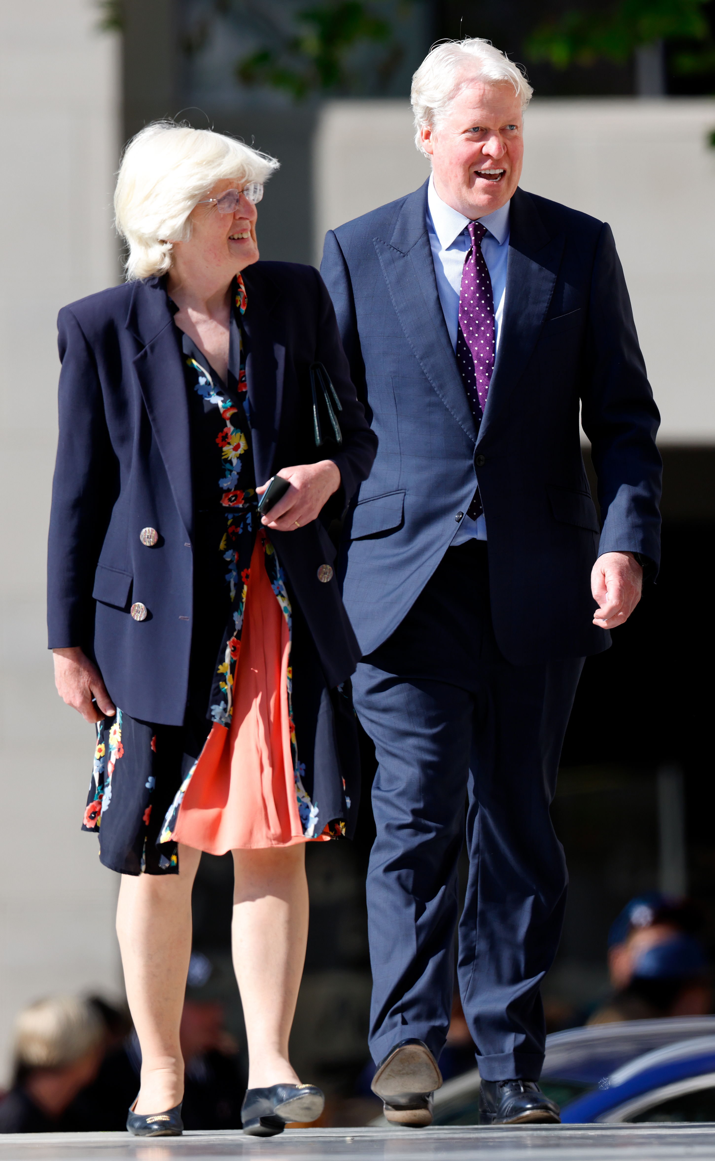 Lady Jane Fellowes and Earl Charles Spencer attend The Invictus Games Foundation 10th Anniversary Service at St Paul's Cathedral on May 8, 2024, in London, England. | Source: Getty Images