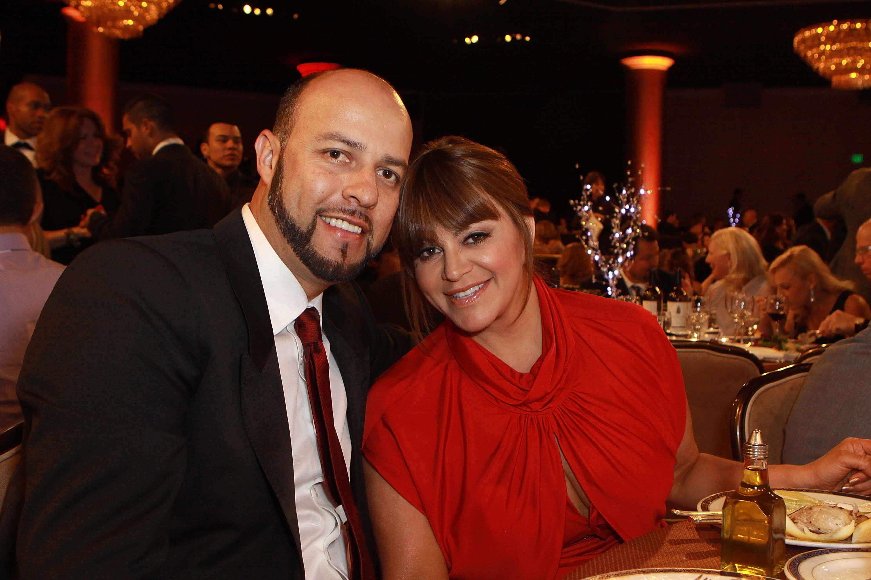 Esteban Loaiza and his late wife, Jenni Rivera, at the 27th Annual Imagen Awards hosted at The Beverly Hilton Hotel in Beverly Hills, California, on August 10, 2012. | Source: Getty Images