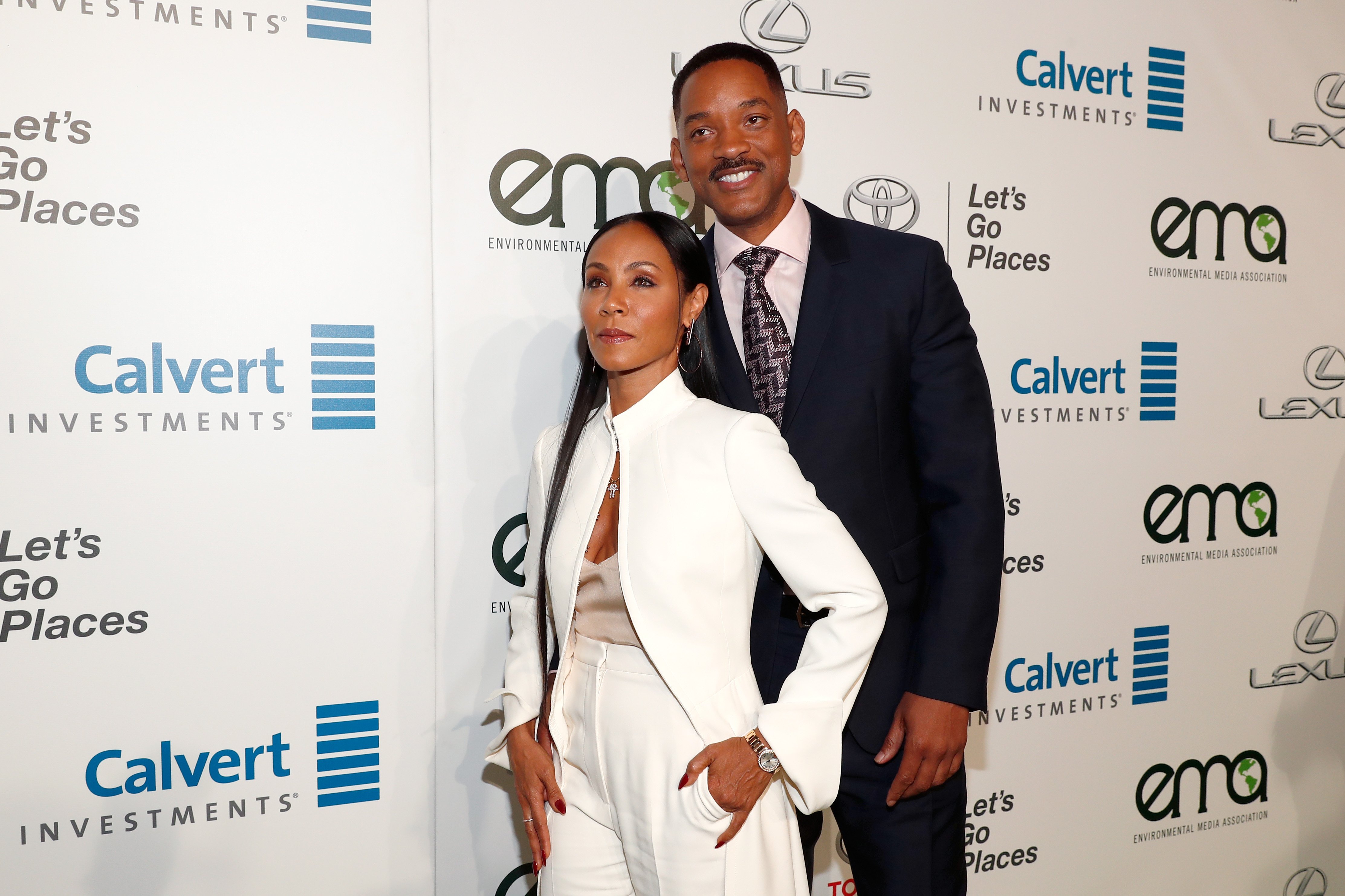 Actors Jada Pinkett Smith (L) and Will Smith attend the Environmental Media Association 26th Annual EMA Awards Presented By Toyota, Lexus And Calvert at Warner Bros. Studios on October 22, 2016| Photo: Getty Images