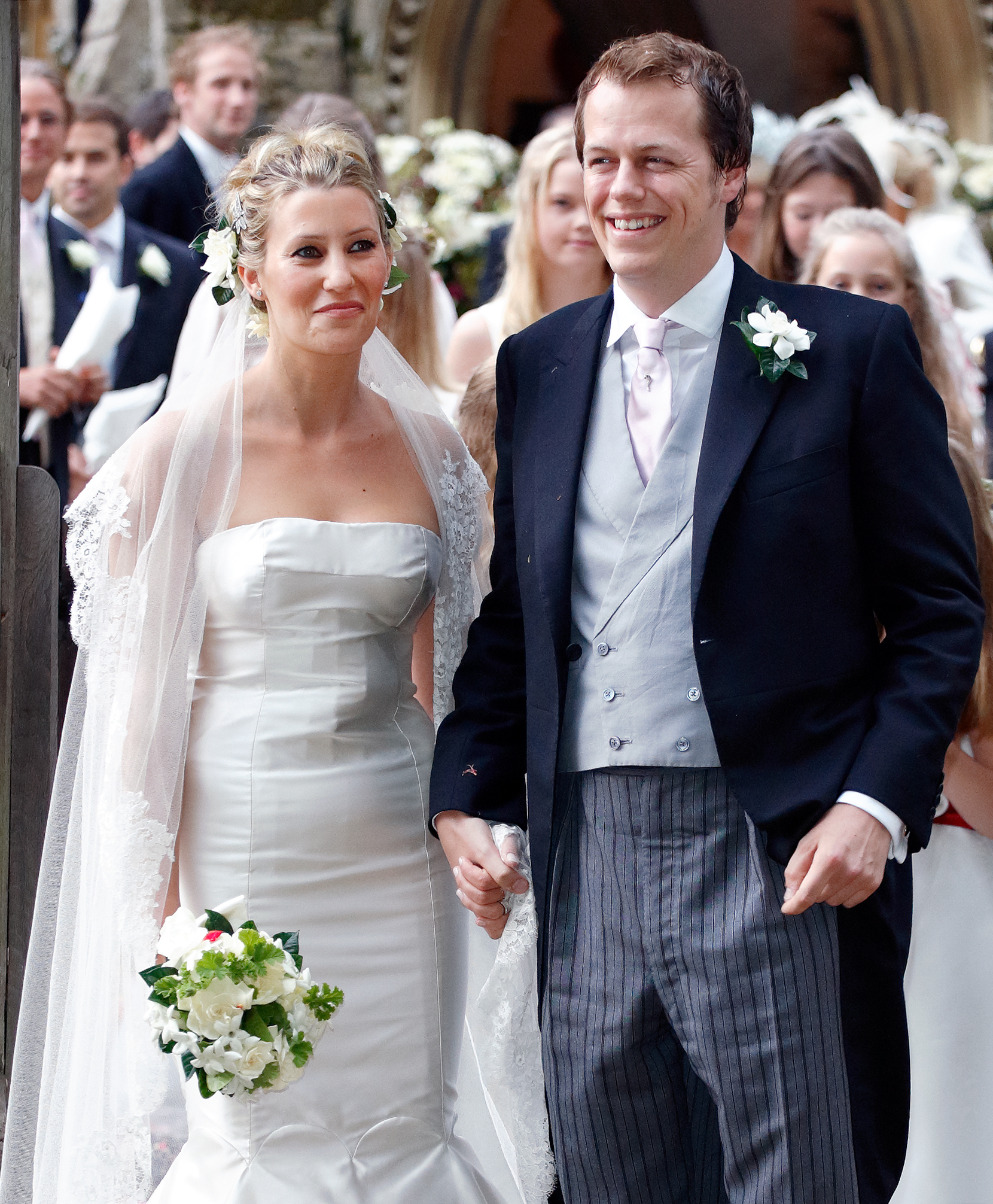Sara Buys and Tom Parker Bowles's wedding on September 10, 2005, in Rotherfield Greys, England. | Source: Getty Images