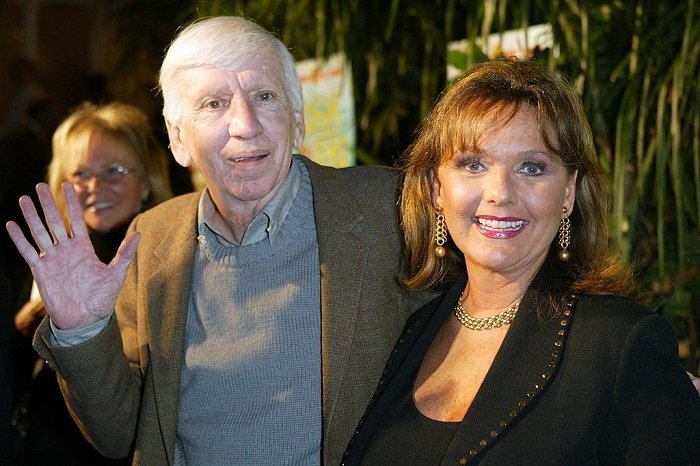  Actress Dawn Wells and actor Bob Denver arrive at the launch party for "Gilligan's Island: The Complete First Season" on February 03, 2004 in Marina del Rey, California. I Image: Getty Images