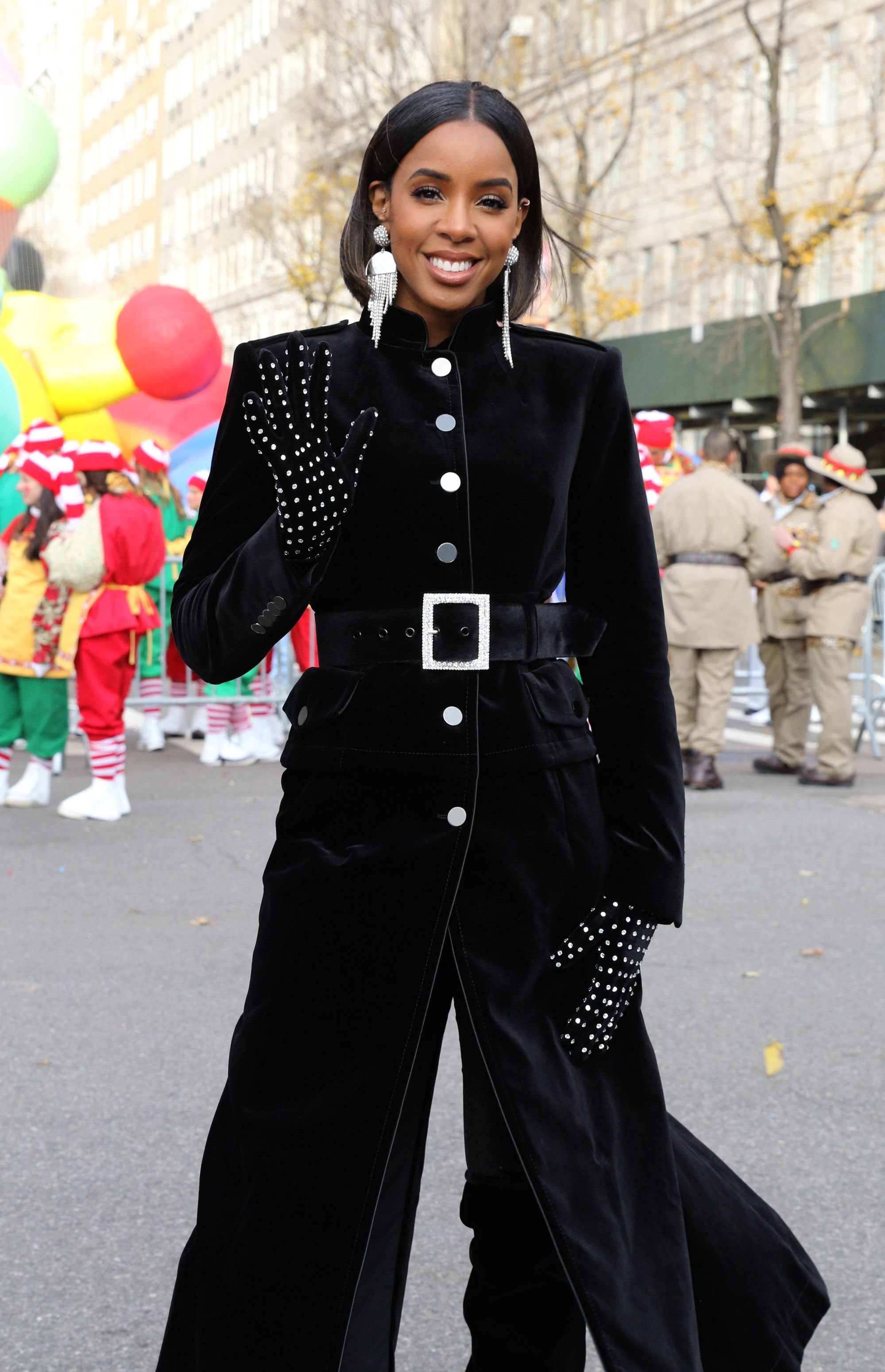 Kelly Rowland during the 93rd Annual Macy's Thanksgiving Day Parade on November 28, 2019 in New York City. | Source: Getty Images