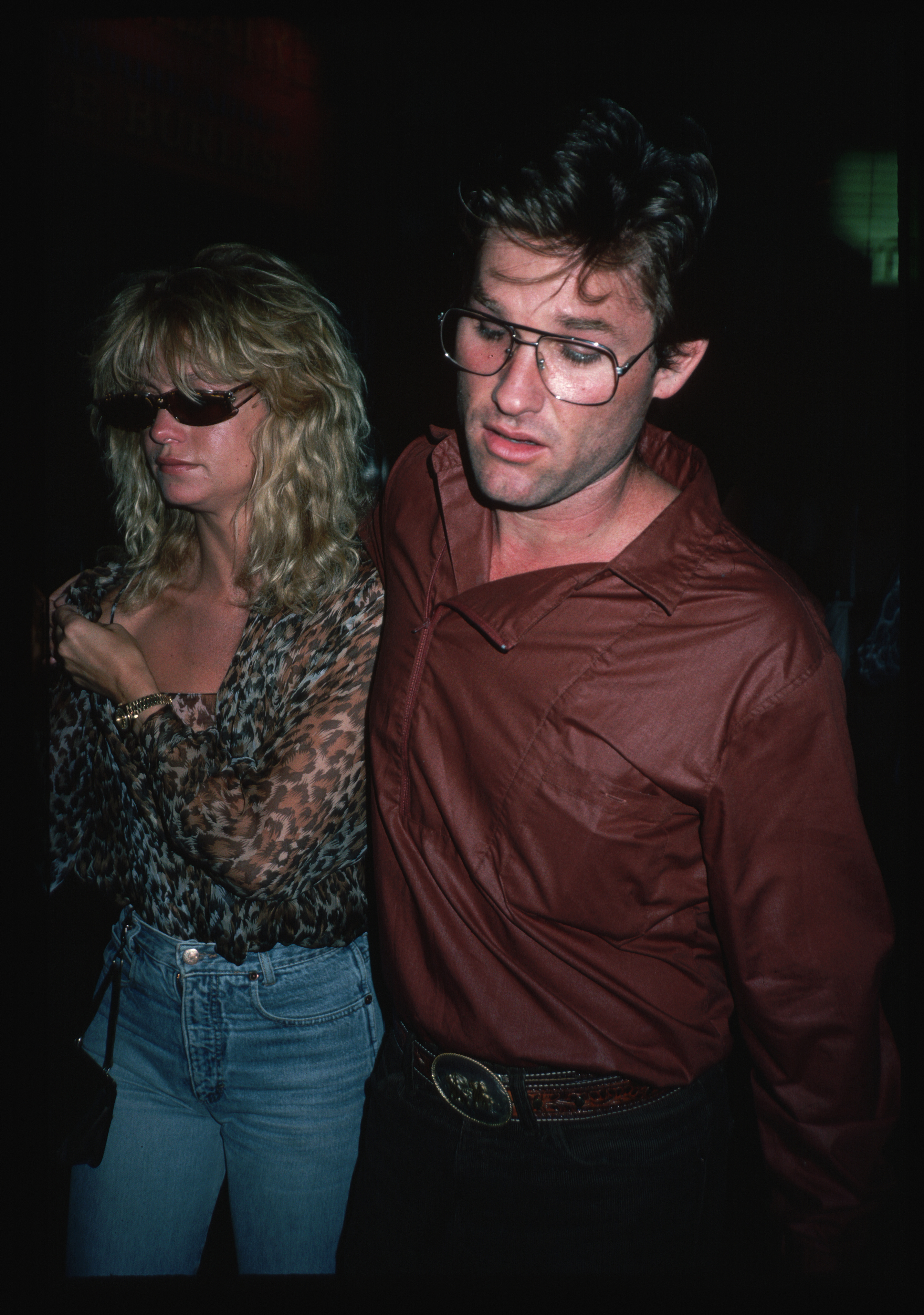 Goldie Hawn and Kurt Russell photographed together in 1983 | Source: Getty Images