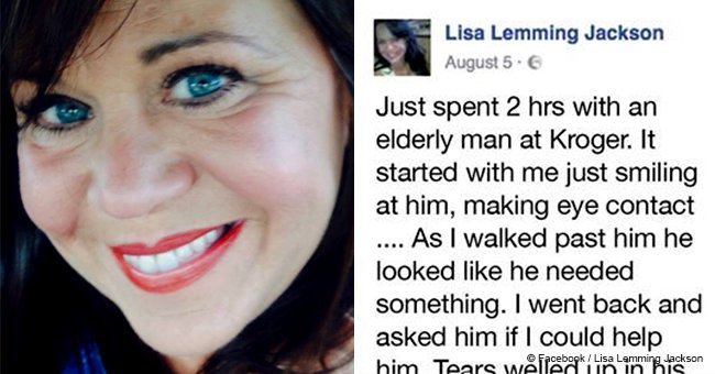 Woman helps elderly man in drug store who had 'an accident in his pants'