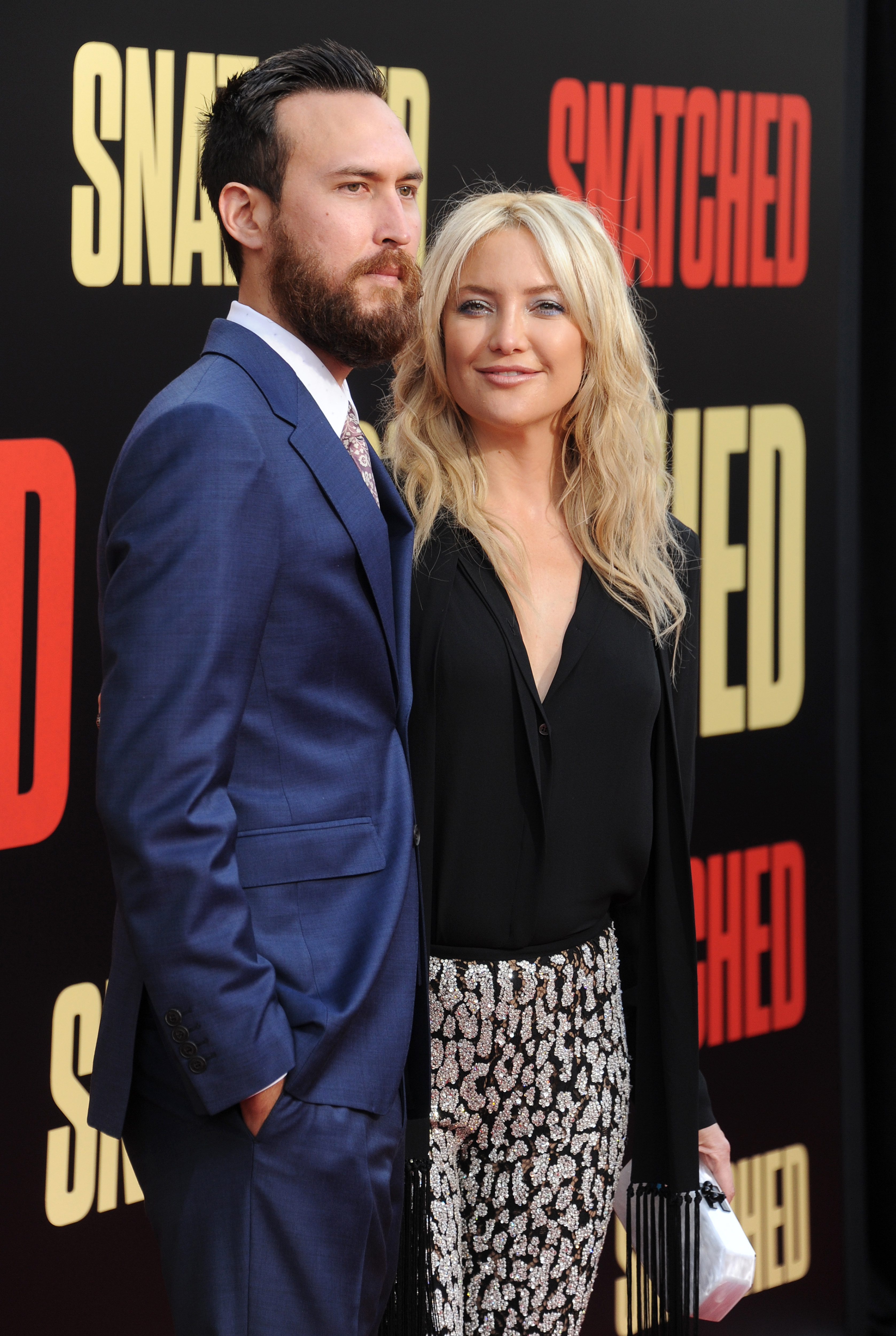 Kate Hudson and Danny Fujikawa during the premiere of 20th Century Fox's "Snatched" at Regency Village Theatre on May 10, 2017, in Westwood, California. | Source: Getty Images