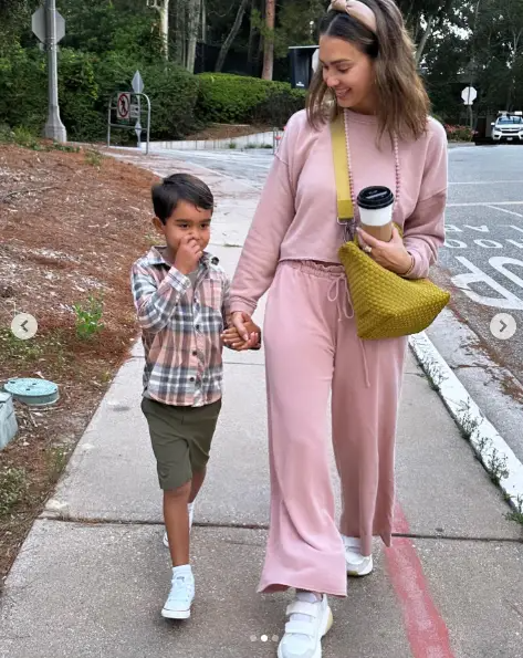Jessica Alba with her son Hayes. | Source: Instagram/jessicaalba
