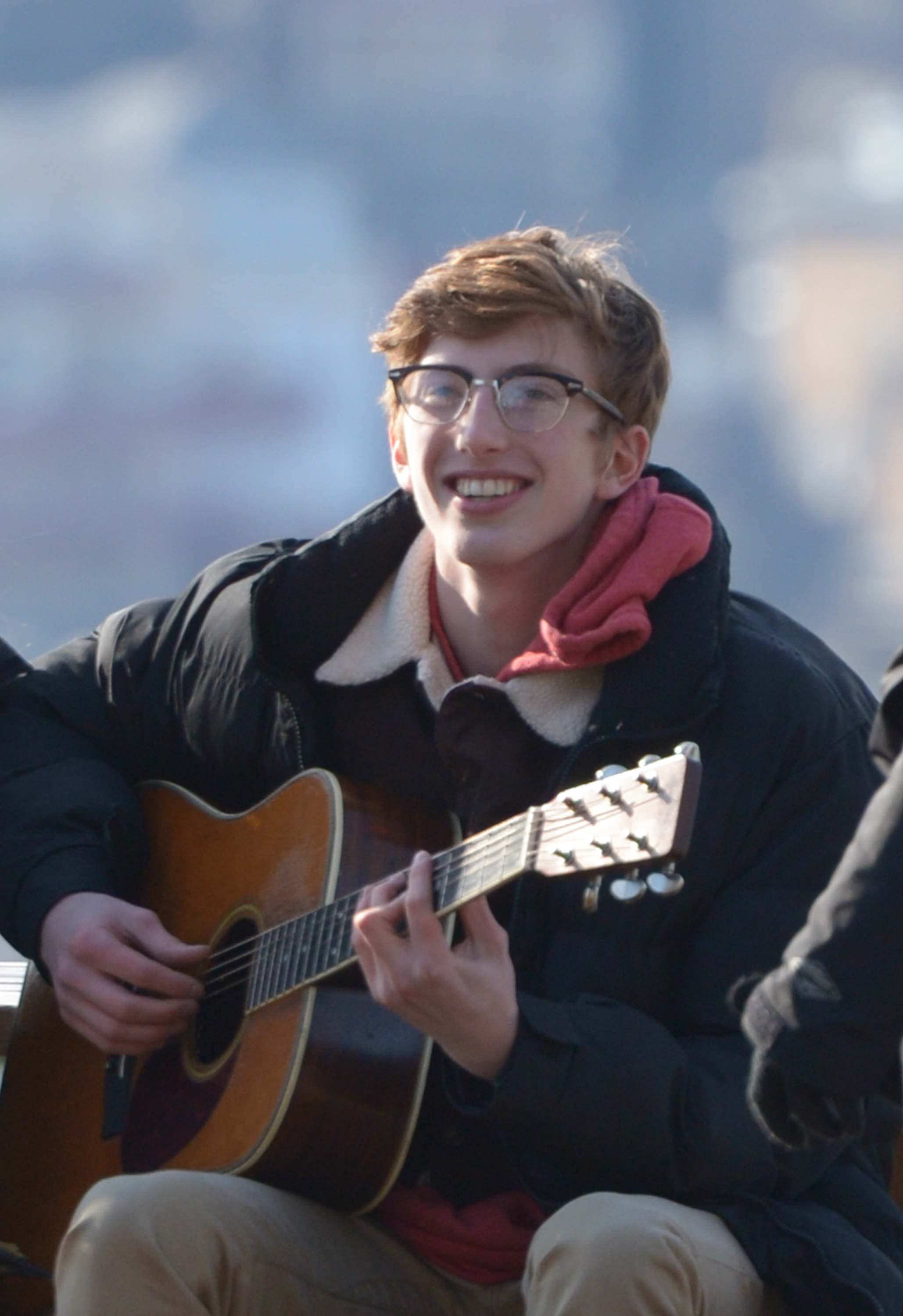 Cal Freundlich on the set of "Still Alice" on March 14, 2014 | Source: Getty Images