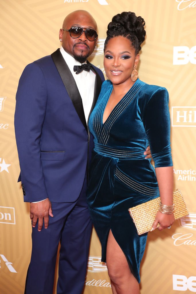 Omar Epps and his wife Keisha Epps at the American Black Film Festival Honors Awards Ceremony in February 2020 | Photo: Getty Images
